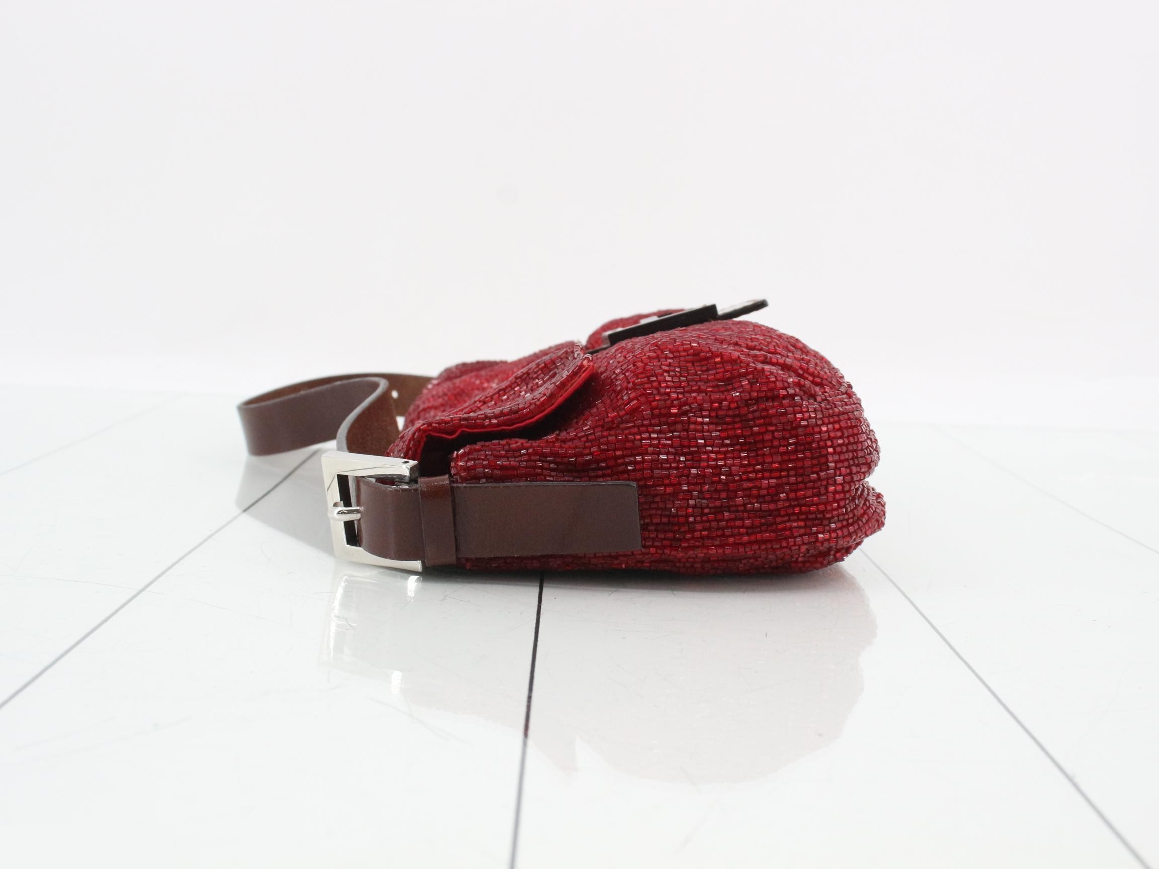 Mamma Baguette Beaded One-Shoulder Bag — view 4