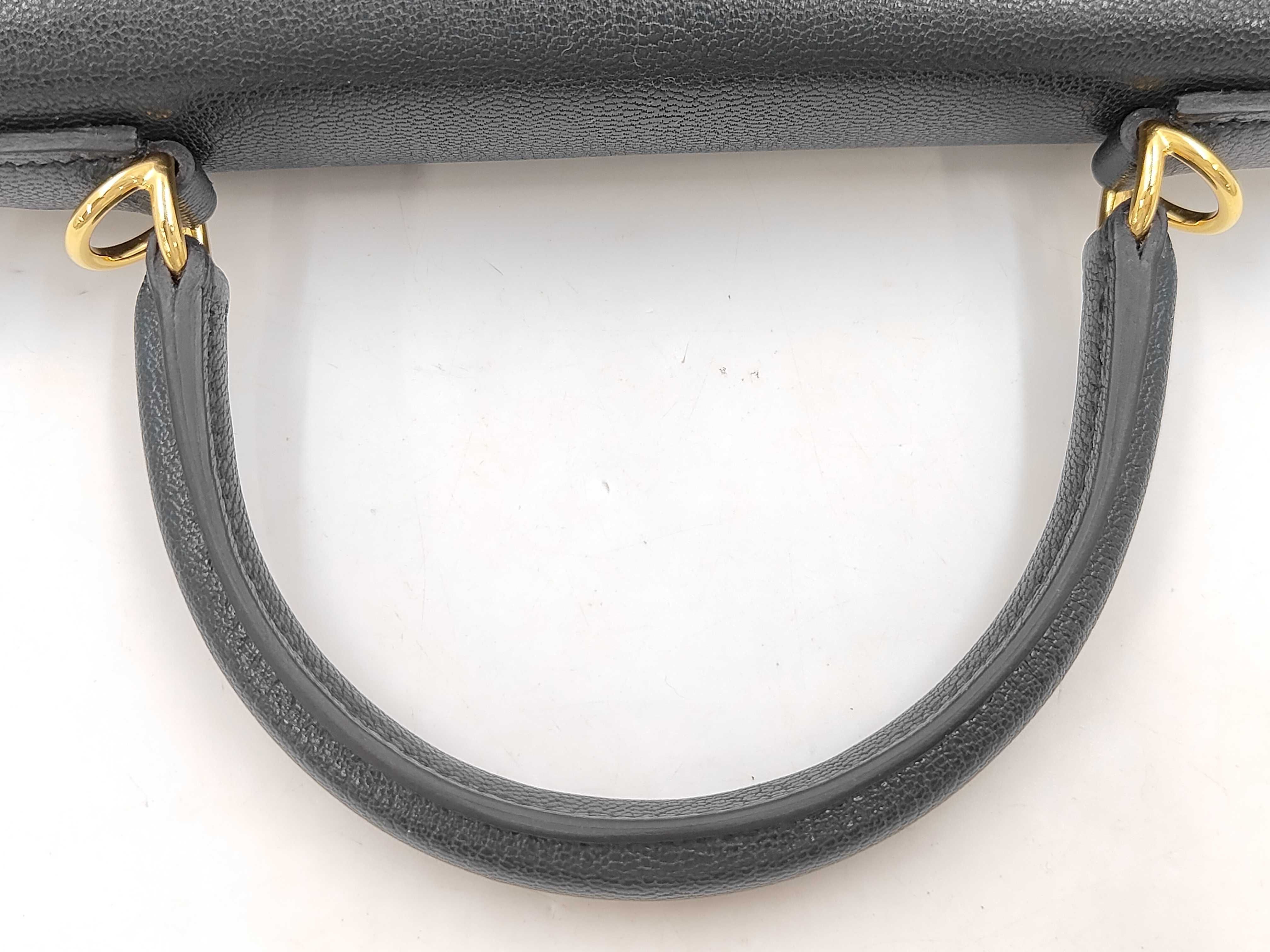 Kelly 25 Sellier Chevre Shamkira Vert Rousseau Gold Hardware G Stamp Handbag — view 3