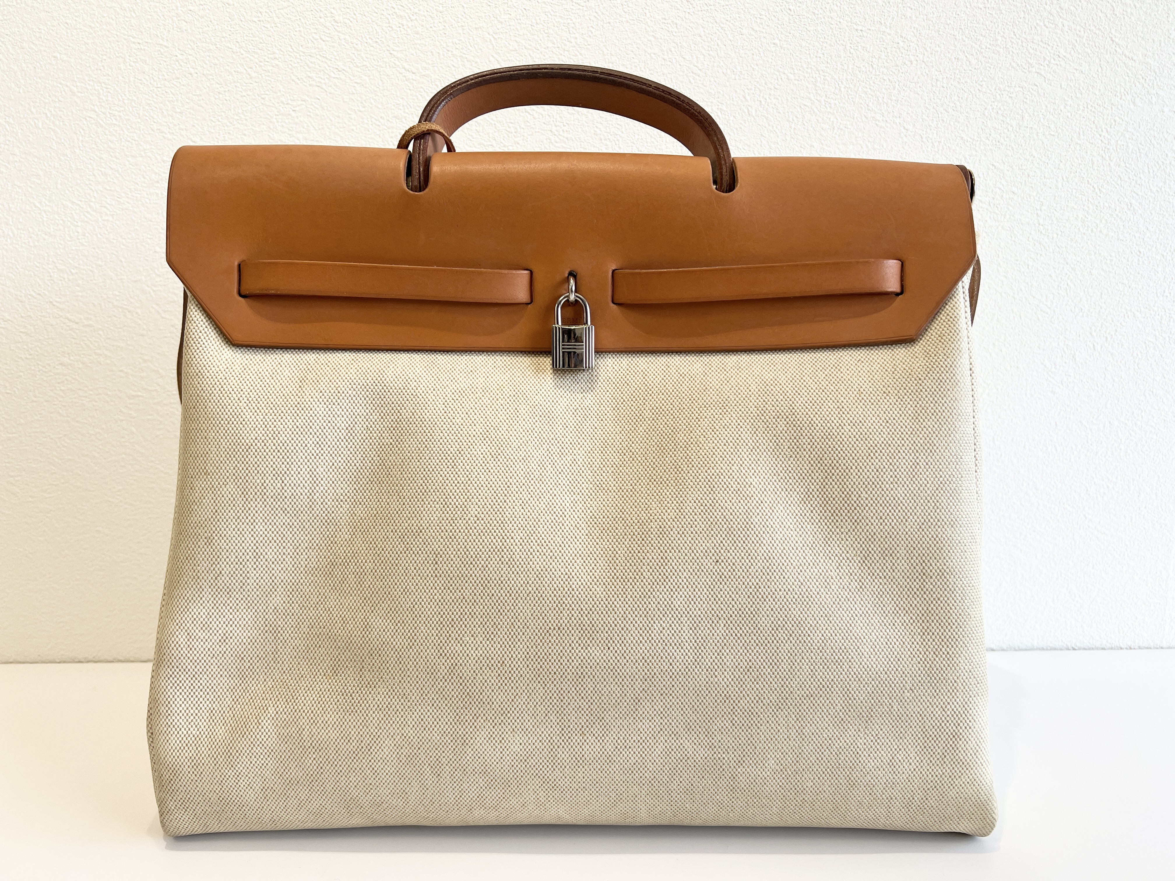 Herbag MM ( C stamp) Canvas Leather 2-way Handbag — view 2
