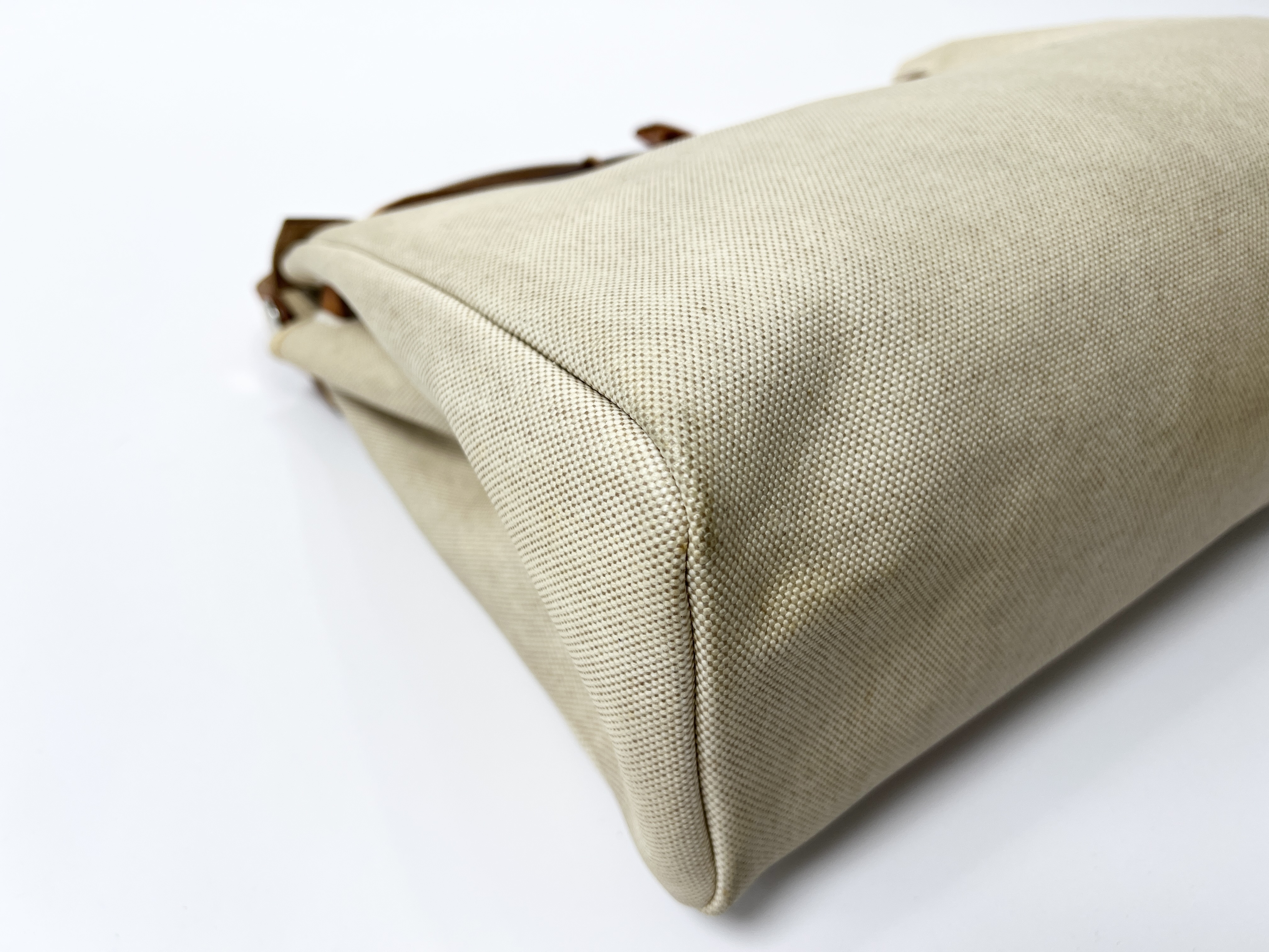 Herbag MM ( C stamp) Canvas Leather 2-way Handbag — view 9
