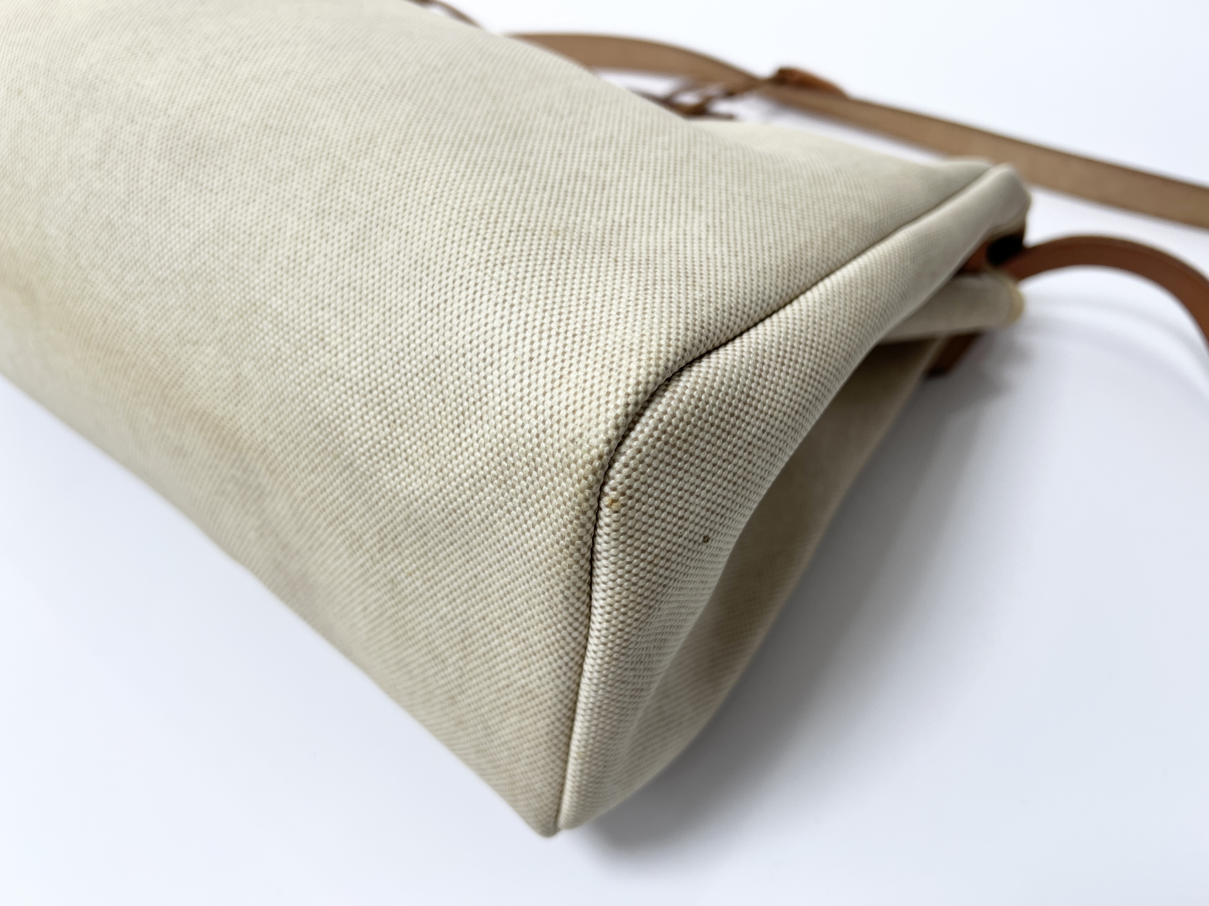 Herbag MM ( C stamp) Canvas Leather 2-way Handbag — view 10