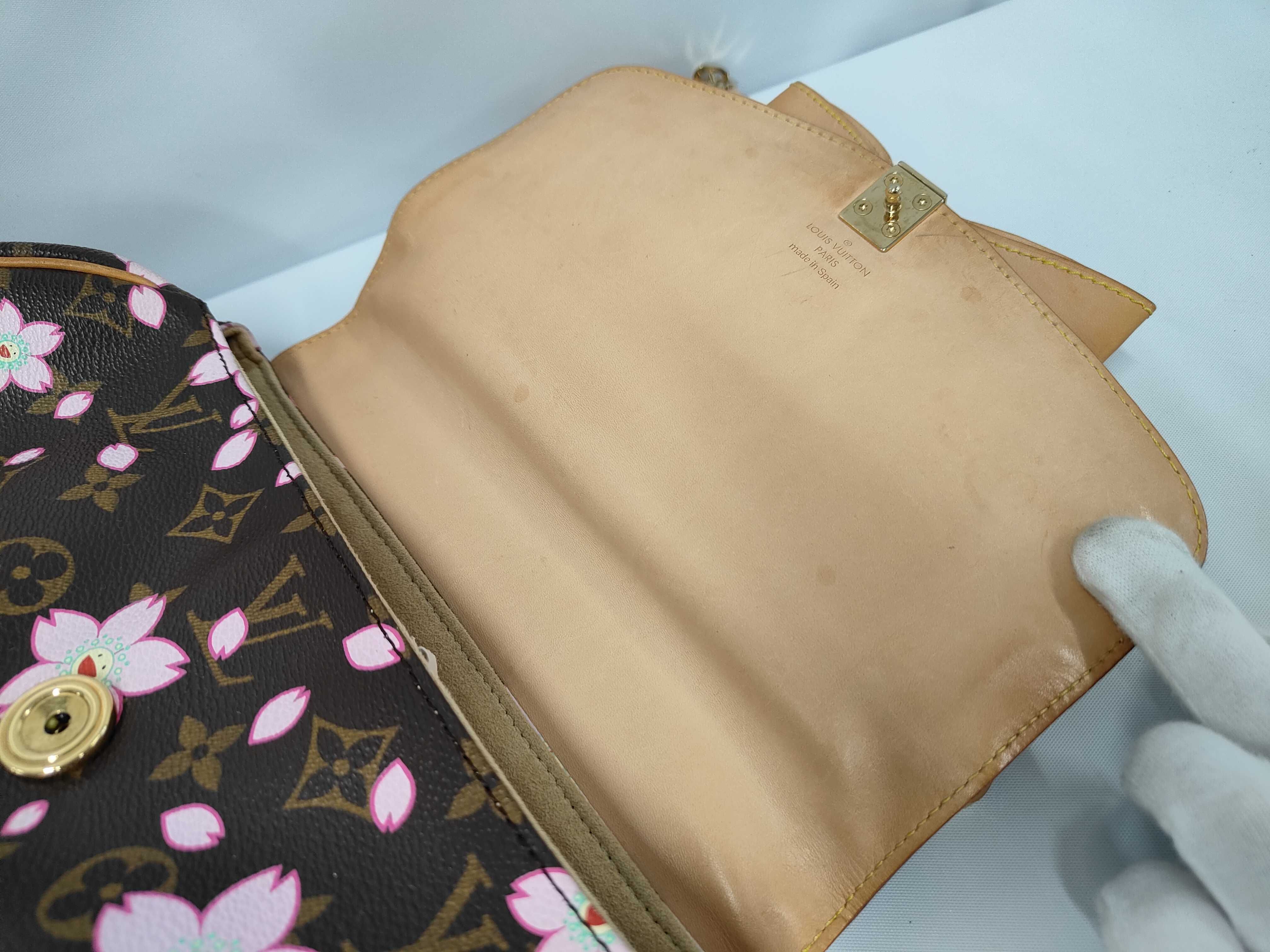 Monogram Cherry Blossom Sac Retro PM Handbag — view 7