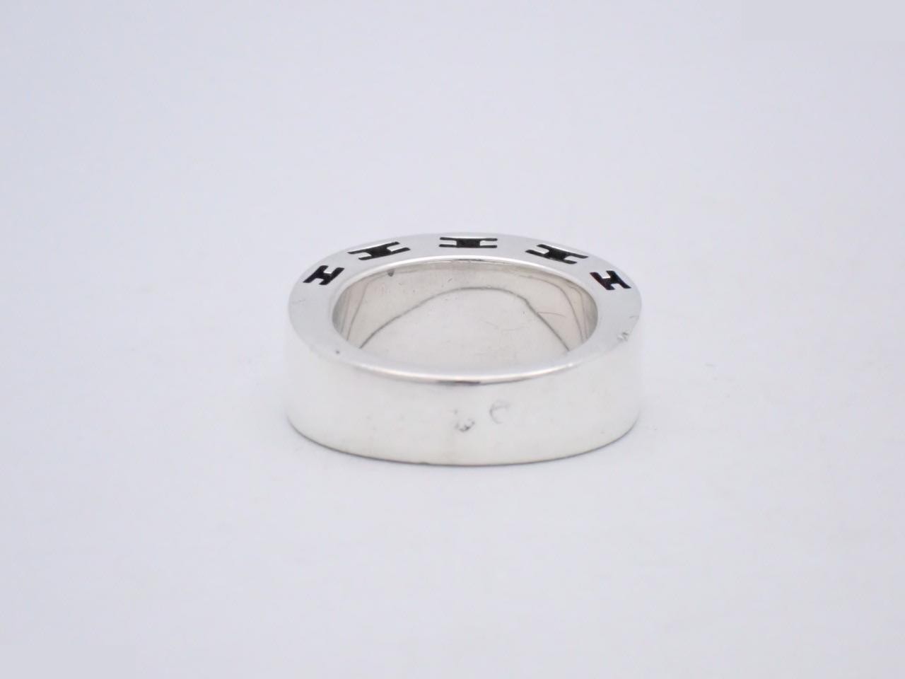 Clarte ring, stamped 51, actual size #9, 925g/7.2g — view 2