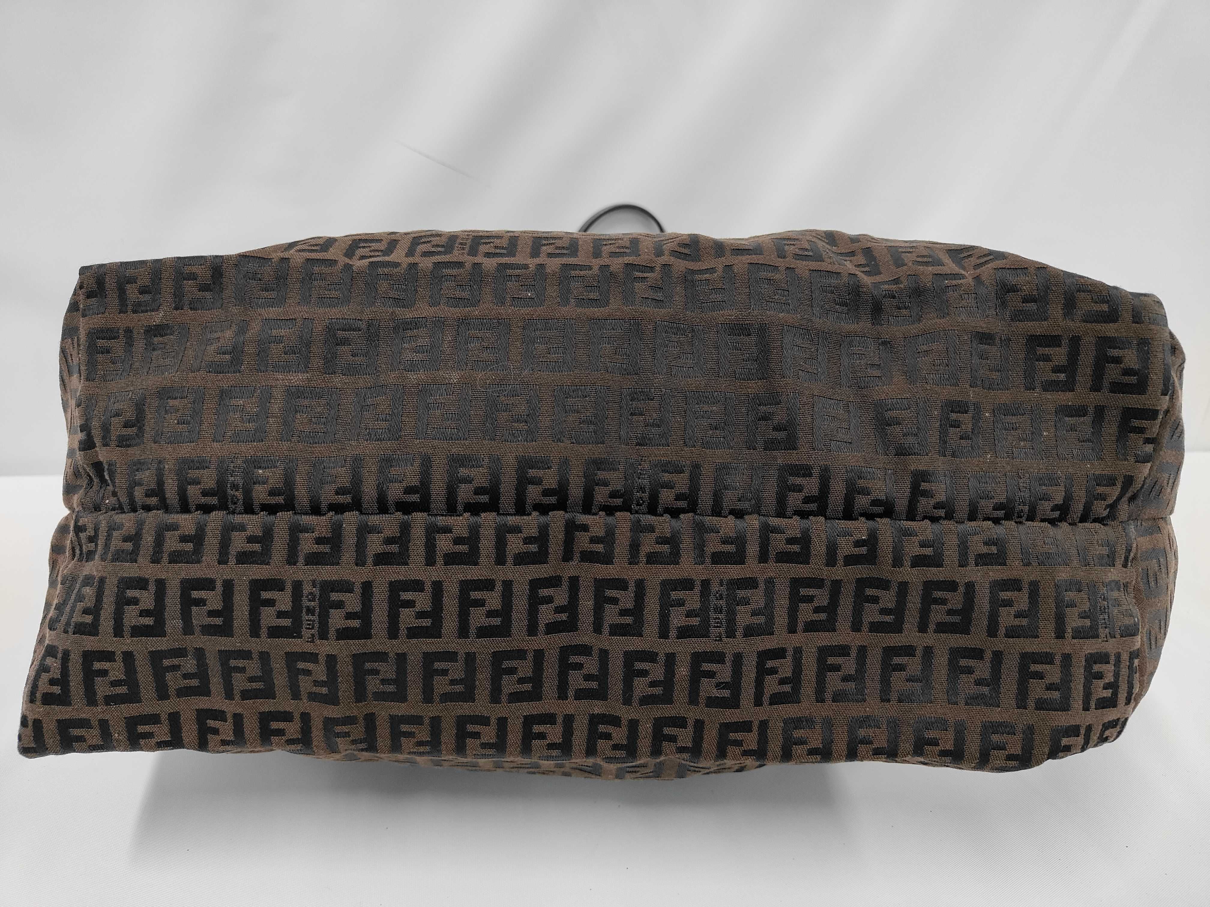 Zucchino Tote Bag - Canvas and Leather Tote Bag — view 4