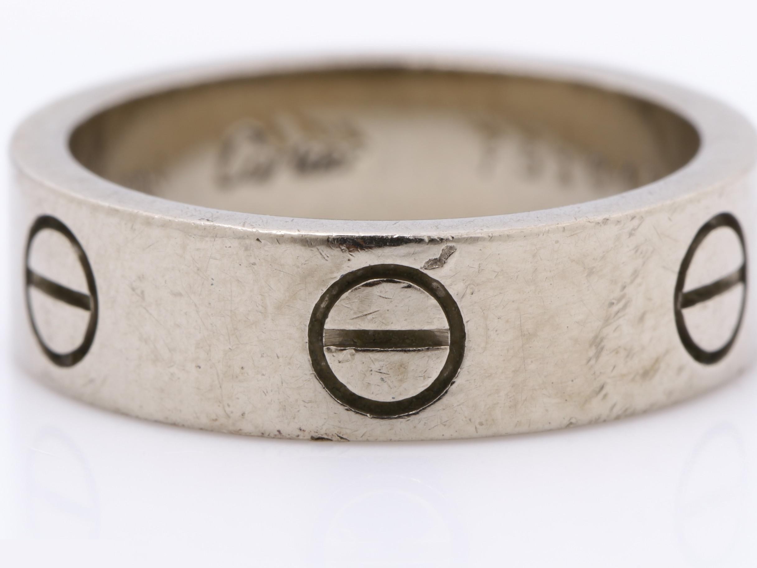 750WG Love Ring 8.2g F51940 #52 — view 2