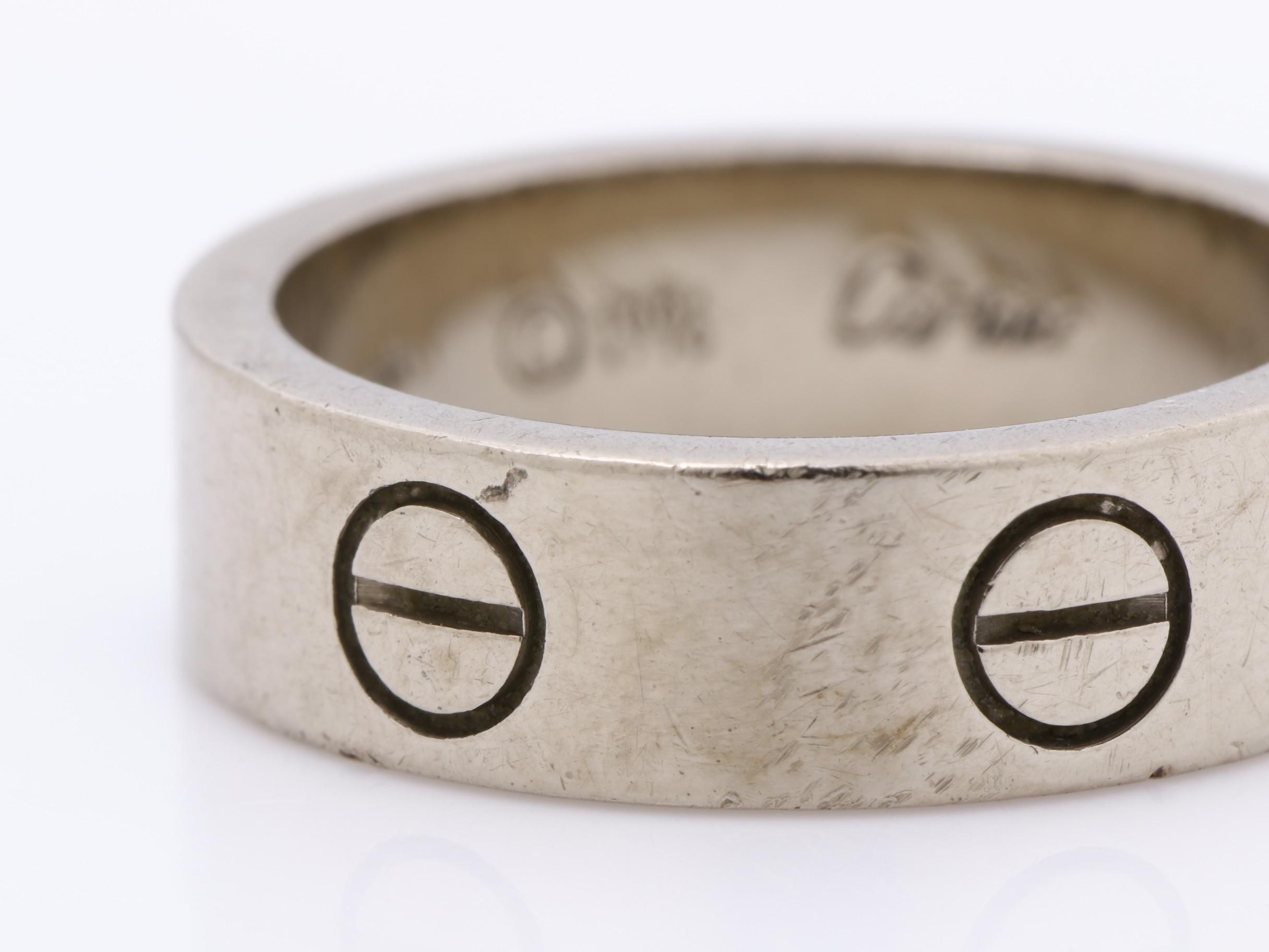 750WG Love Ring 8.2g F51940 #52 — view 3