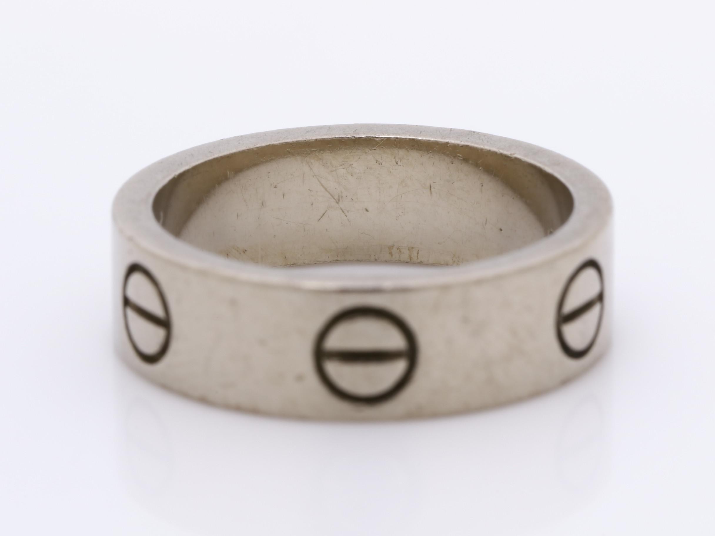 750WG Love Ring 8.2g F51940 #52 — view 4