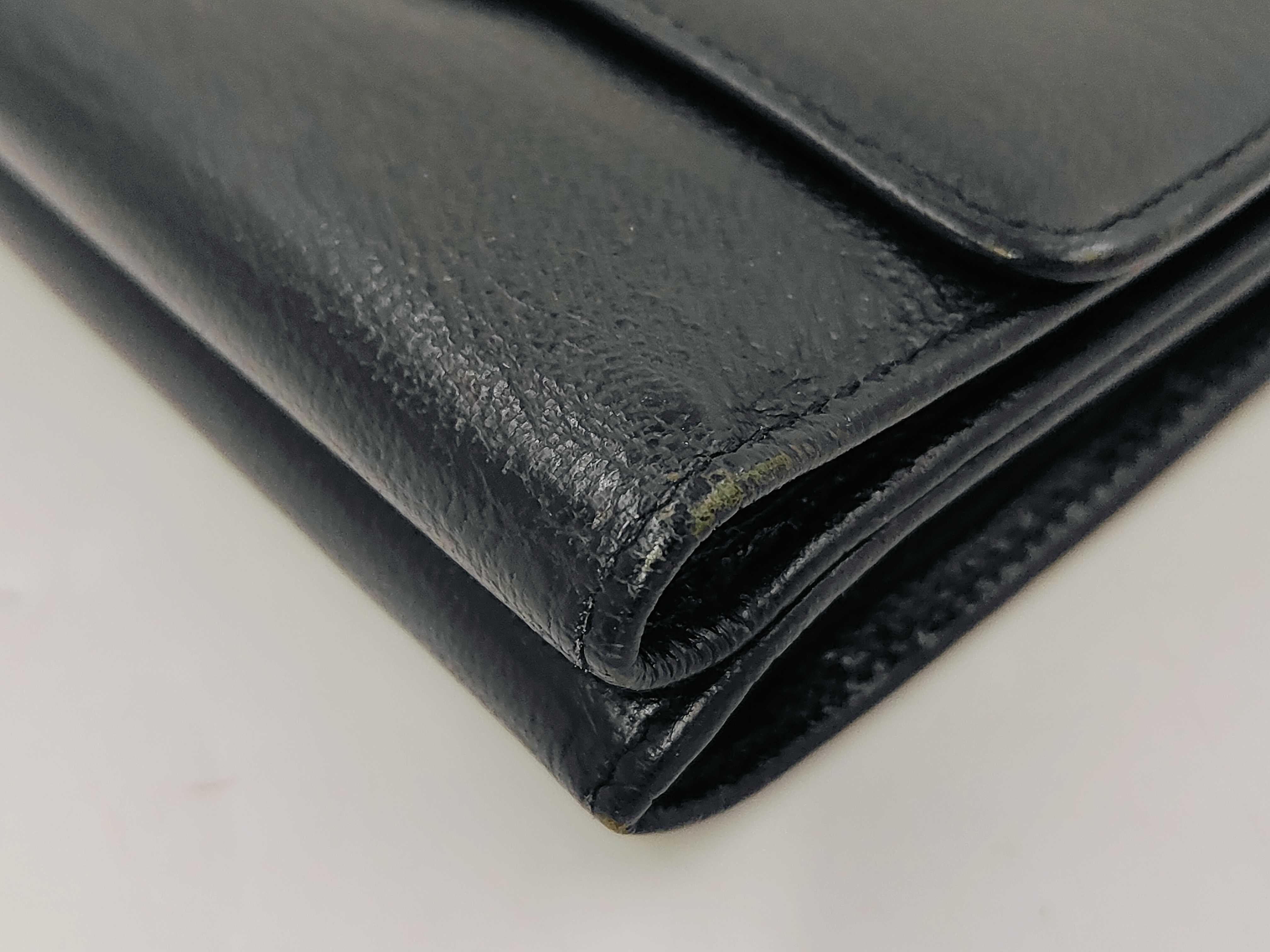 Bi-fold Wallet Leather Gold Hardware Black 6573772 Wallet — view 7
