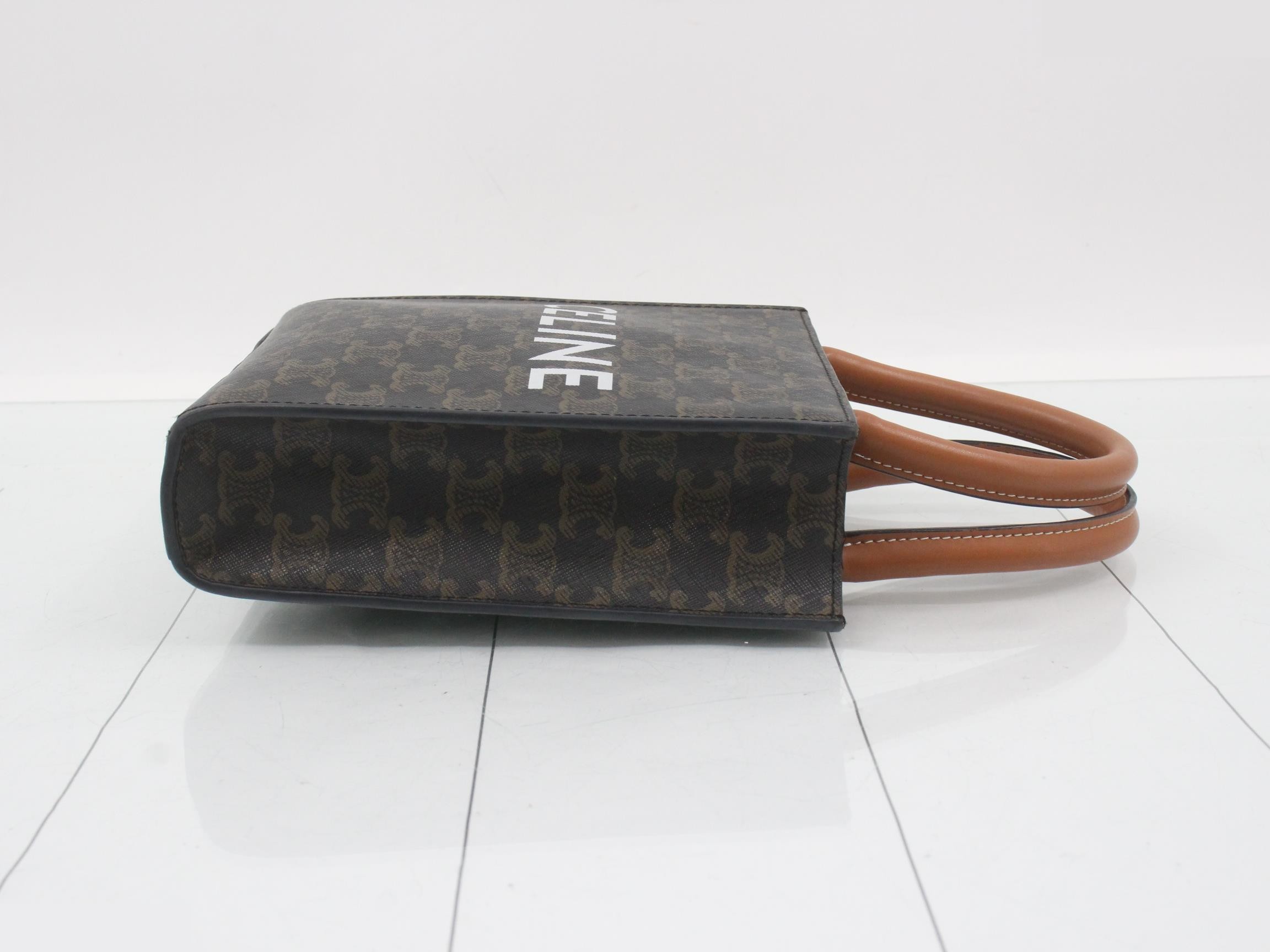Triomphe Mini Vertical Cover 2WAY Handbag — view 3