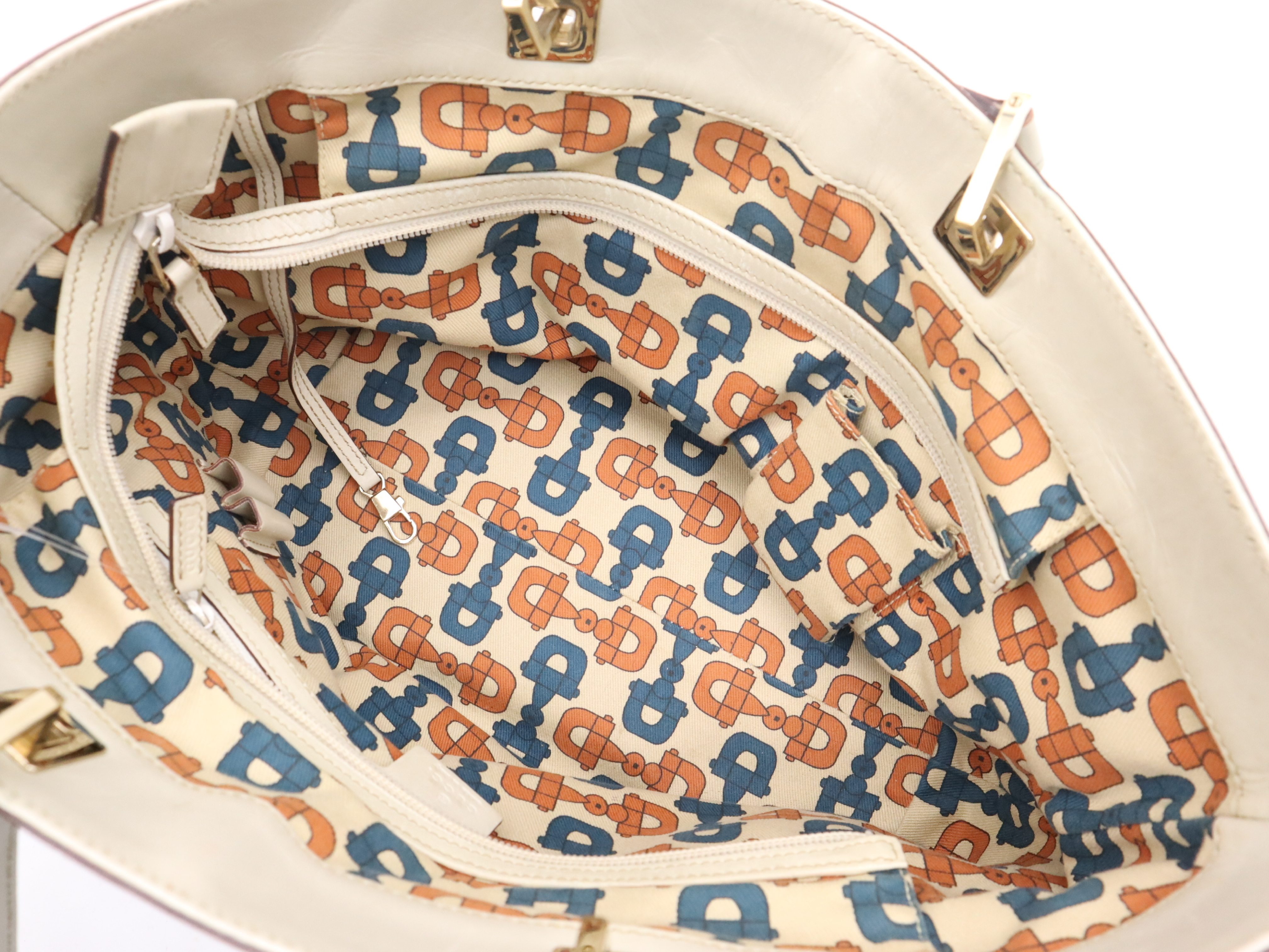 145993 Leather Guccissima Tote Bag Beige Tote Bag — view 11