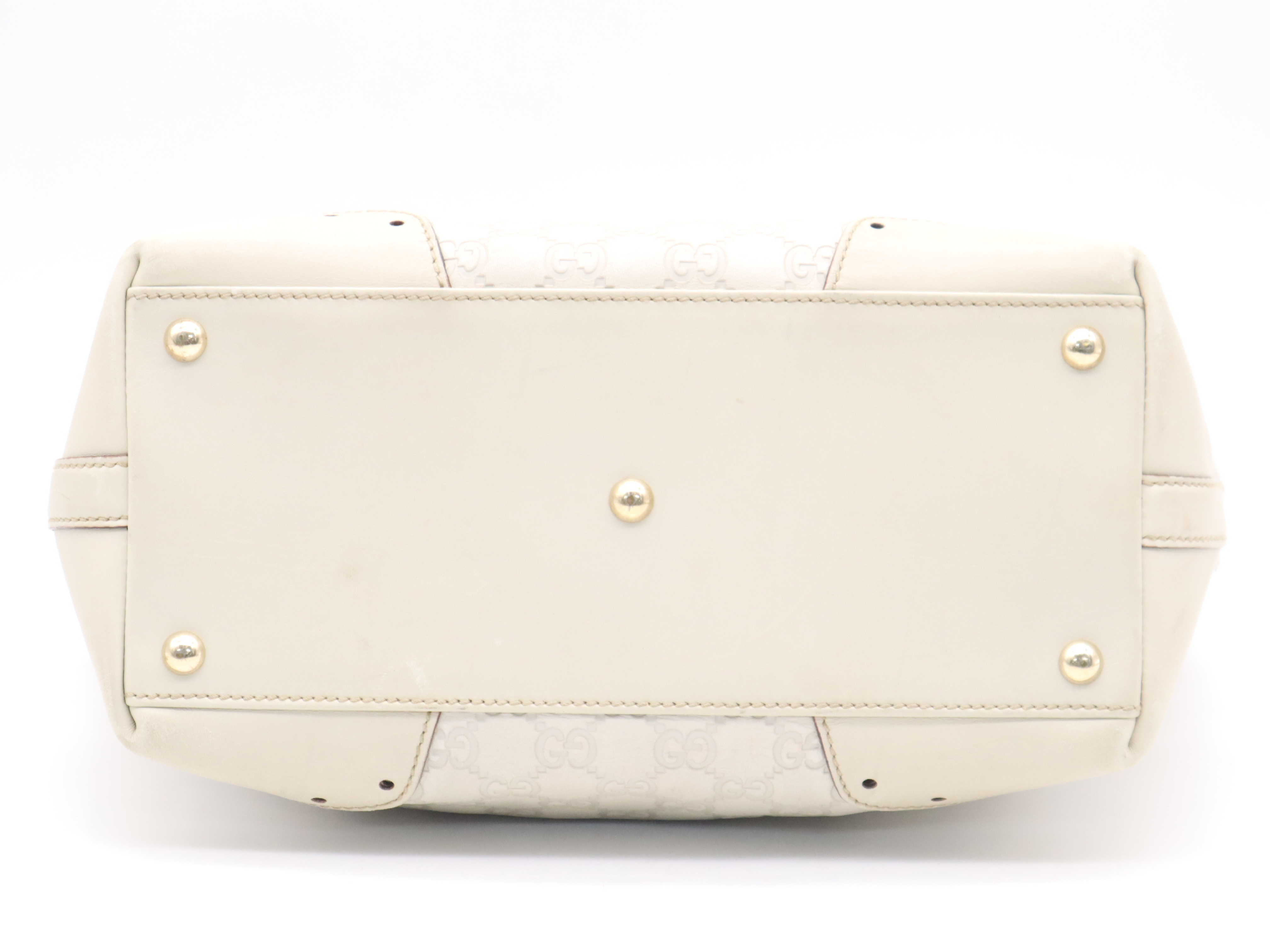 145993 Leather Guccissima Tote Bag Beige Tote Bag — view 4