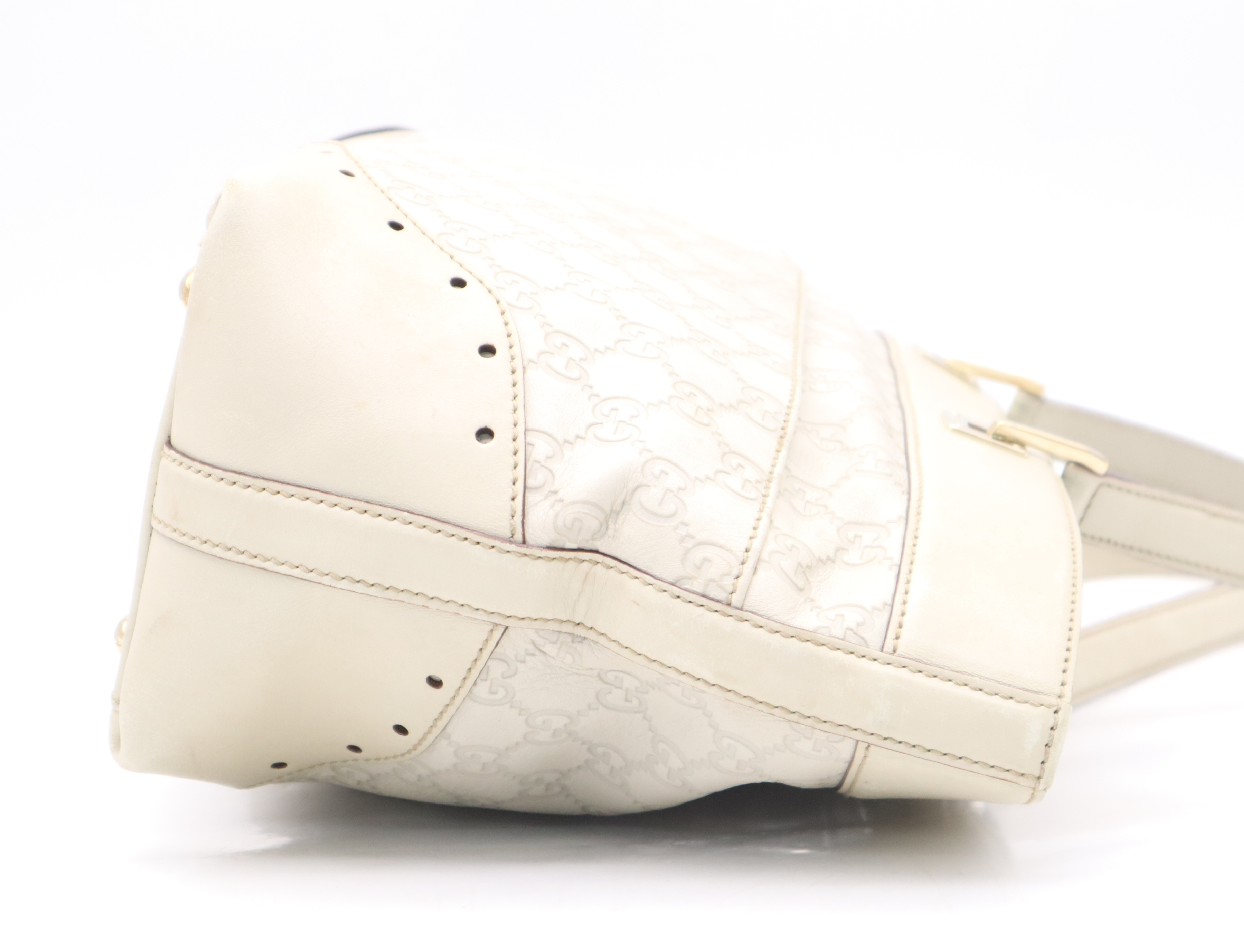 145993 Leather Guccissima Tote Bag Beige Tote Bag — view 5