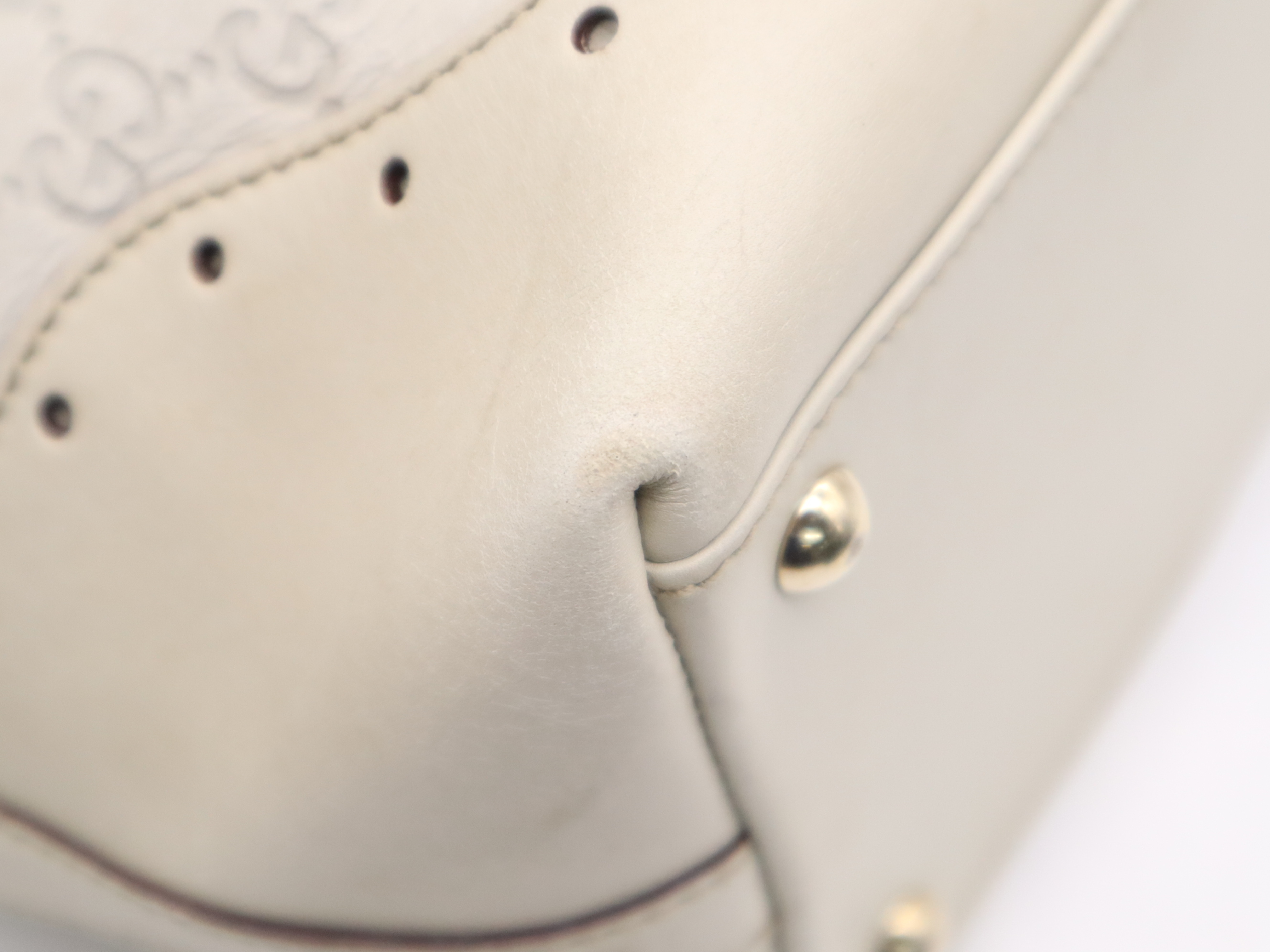 145993 Leather Guccissima Tote Bag Beige Tote Bag — view 10