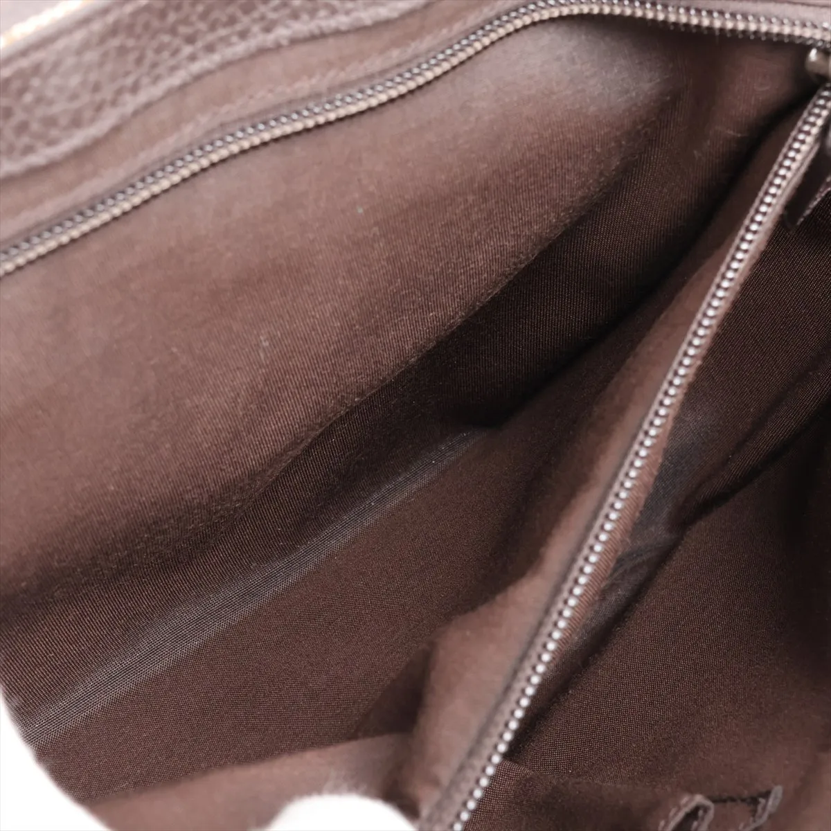 GG Canvas x Leather Shoulder Bag Brown 449171 Outlet — view 7