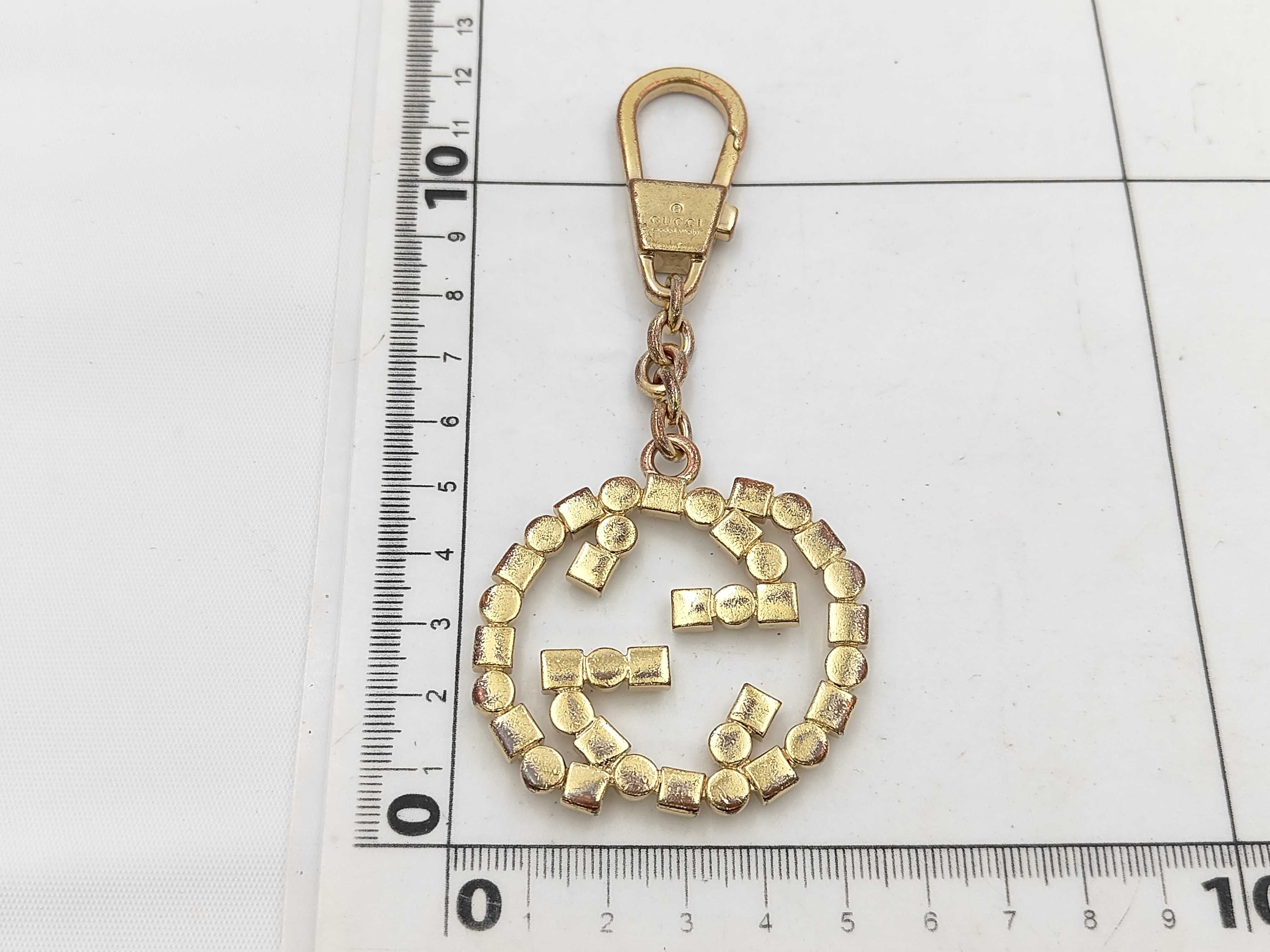 Interlocking Keyring Charm Studs Gold GP Key Case — view 2