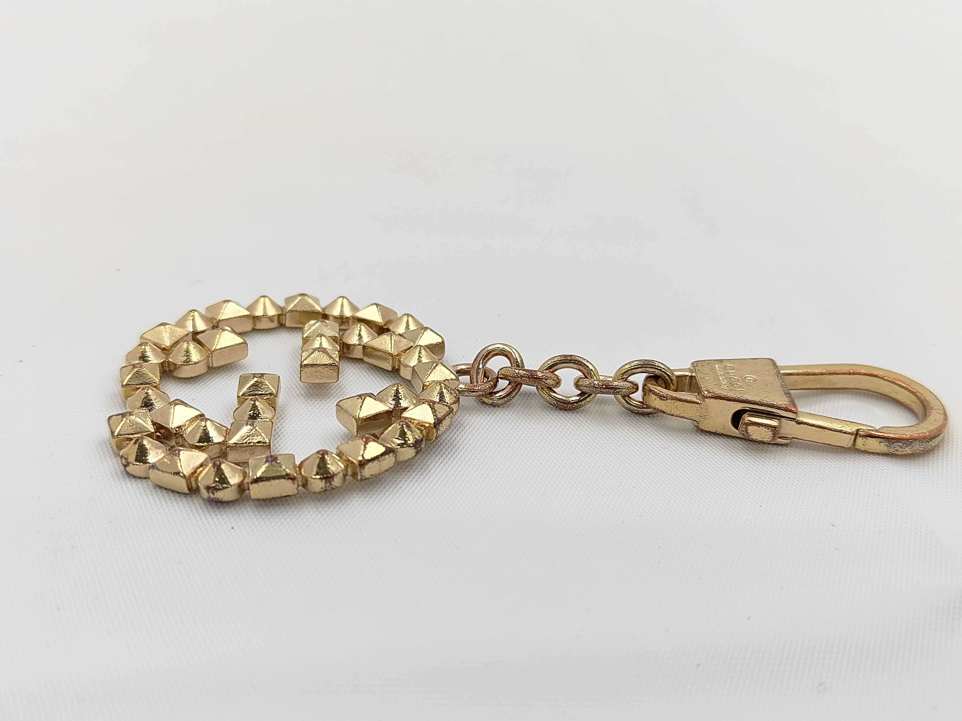 Interlocking Keyring Charm Studs Gold GP Key Case — view 3