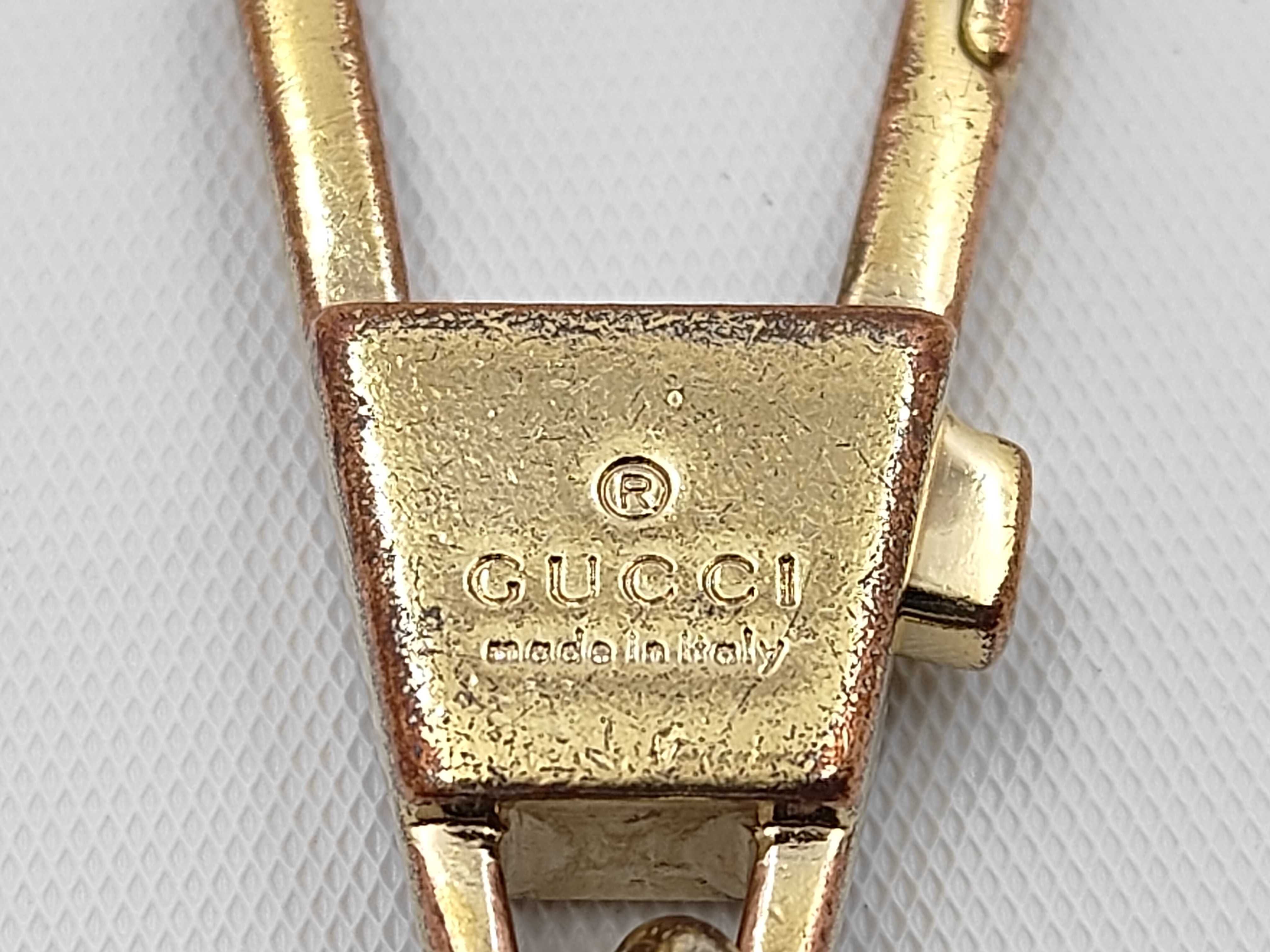 Interlocking Keyring Charm Studs Gold GP Key Case — view 4