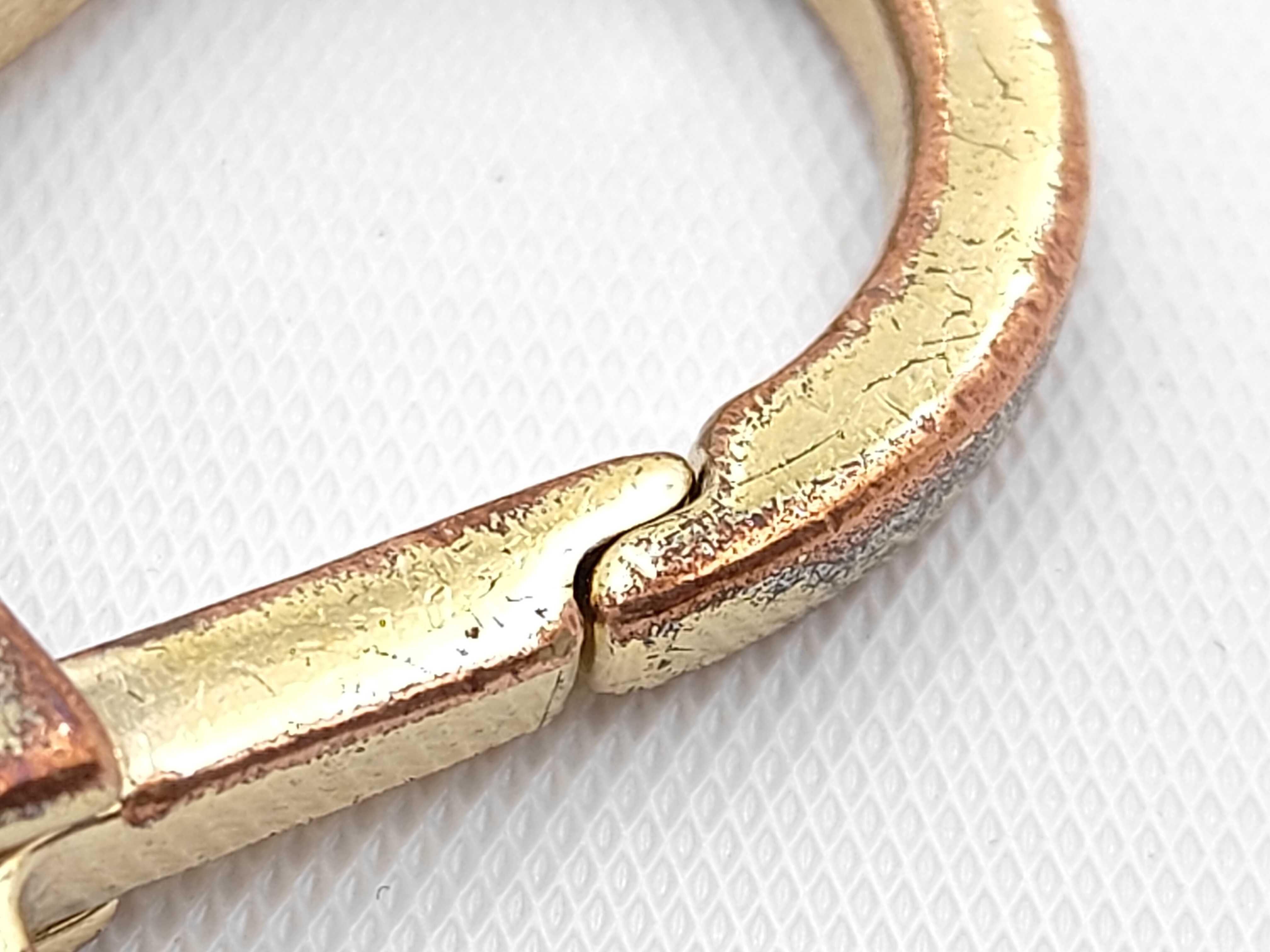 Interlocking Keyring Charm Studs Gold GP Key Case — view 5