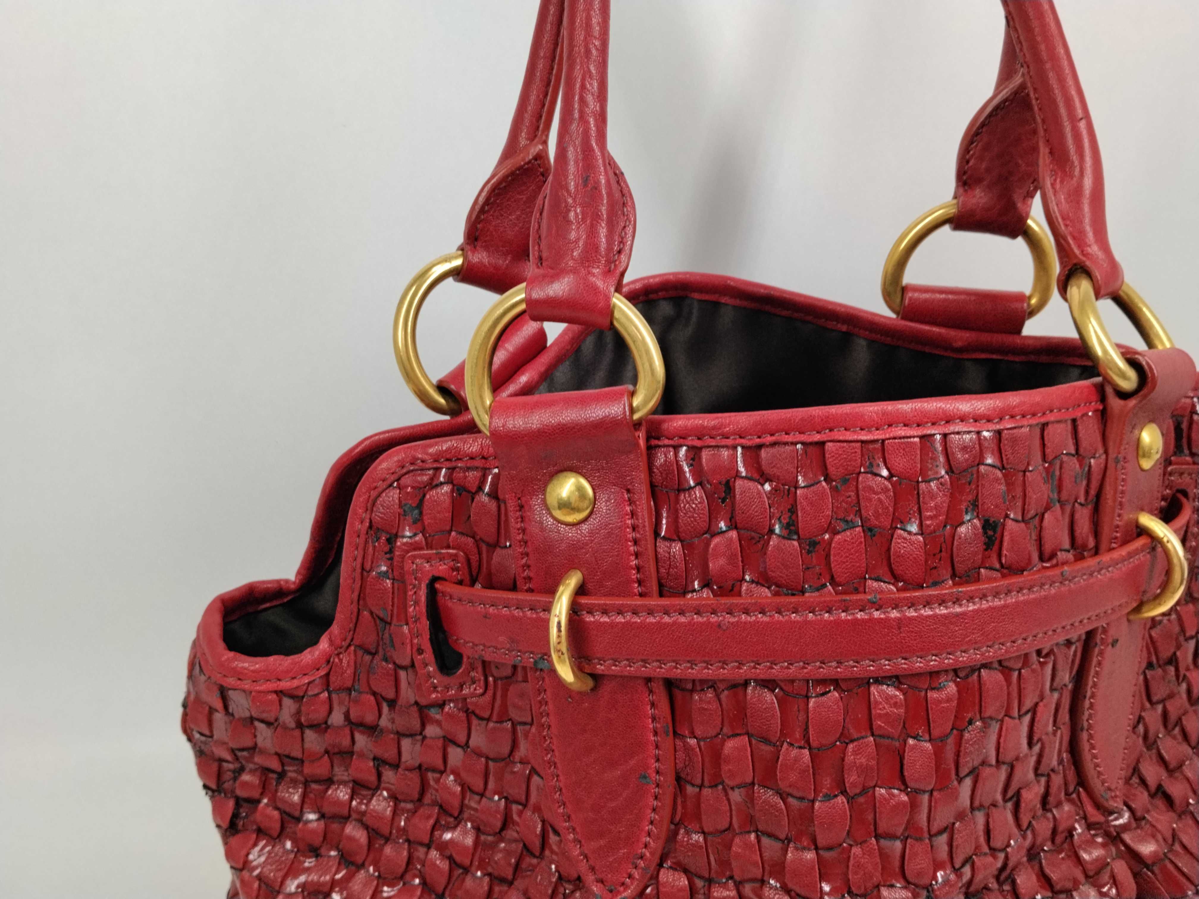 Leather Mesh Handbag (Sticky) — view 3