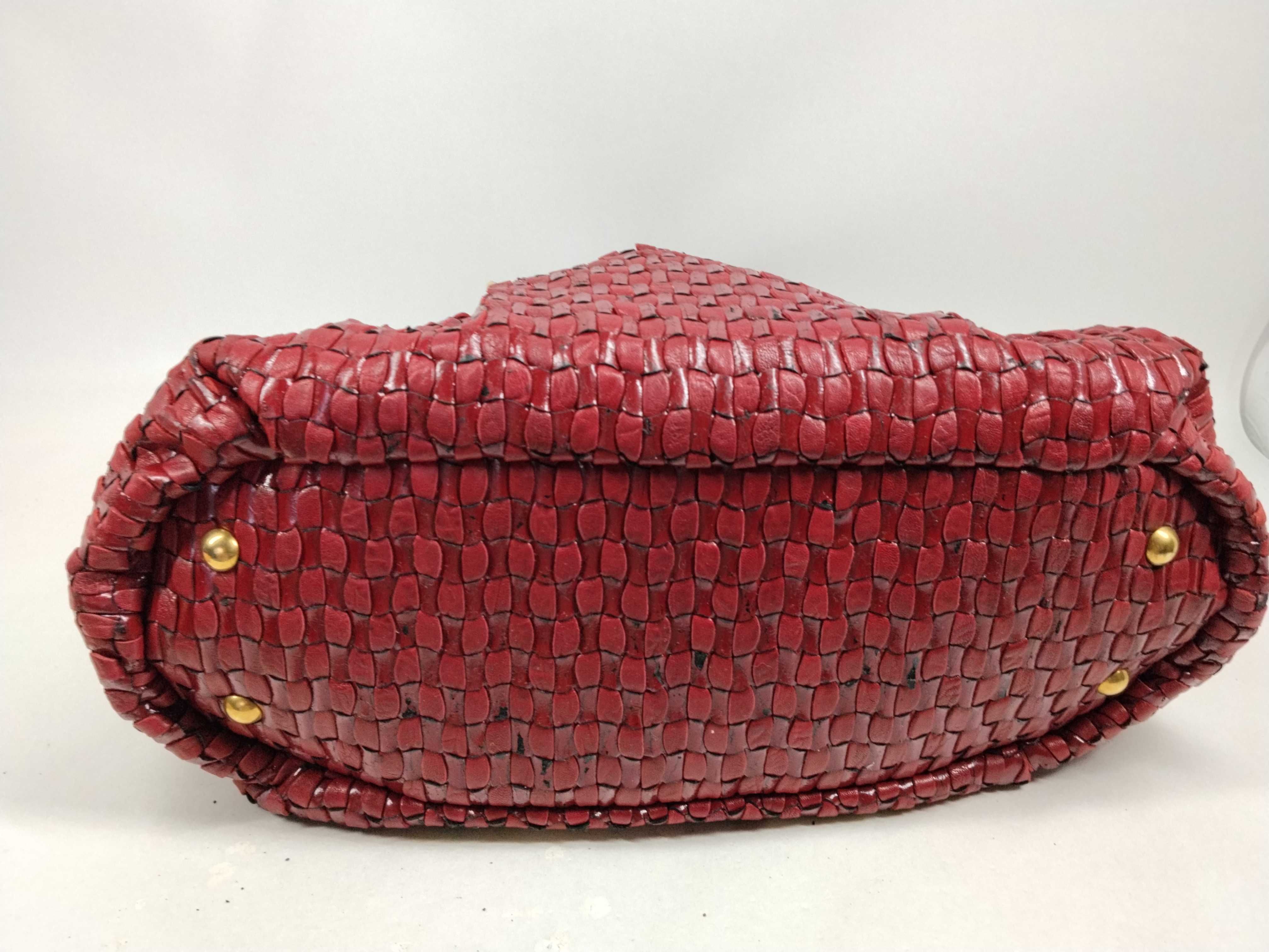 Leather Mesh Handbag (Sticky) — view 8