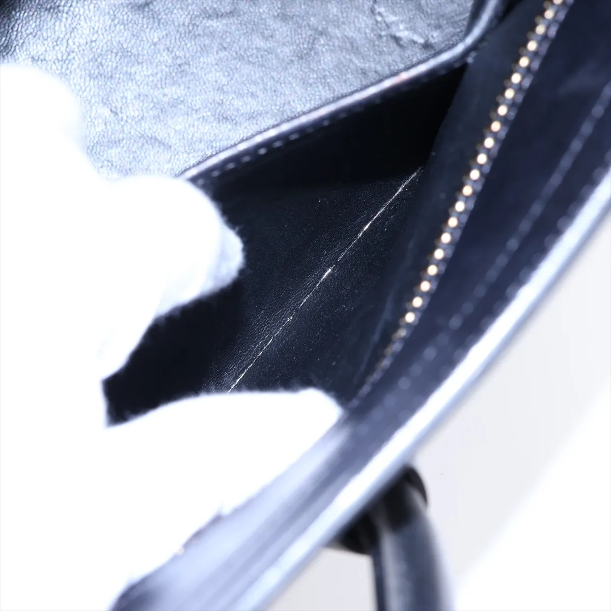 Luggage Micro Shopper Leather Handbag, Multicolor — view 9