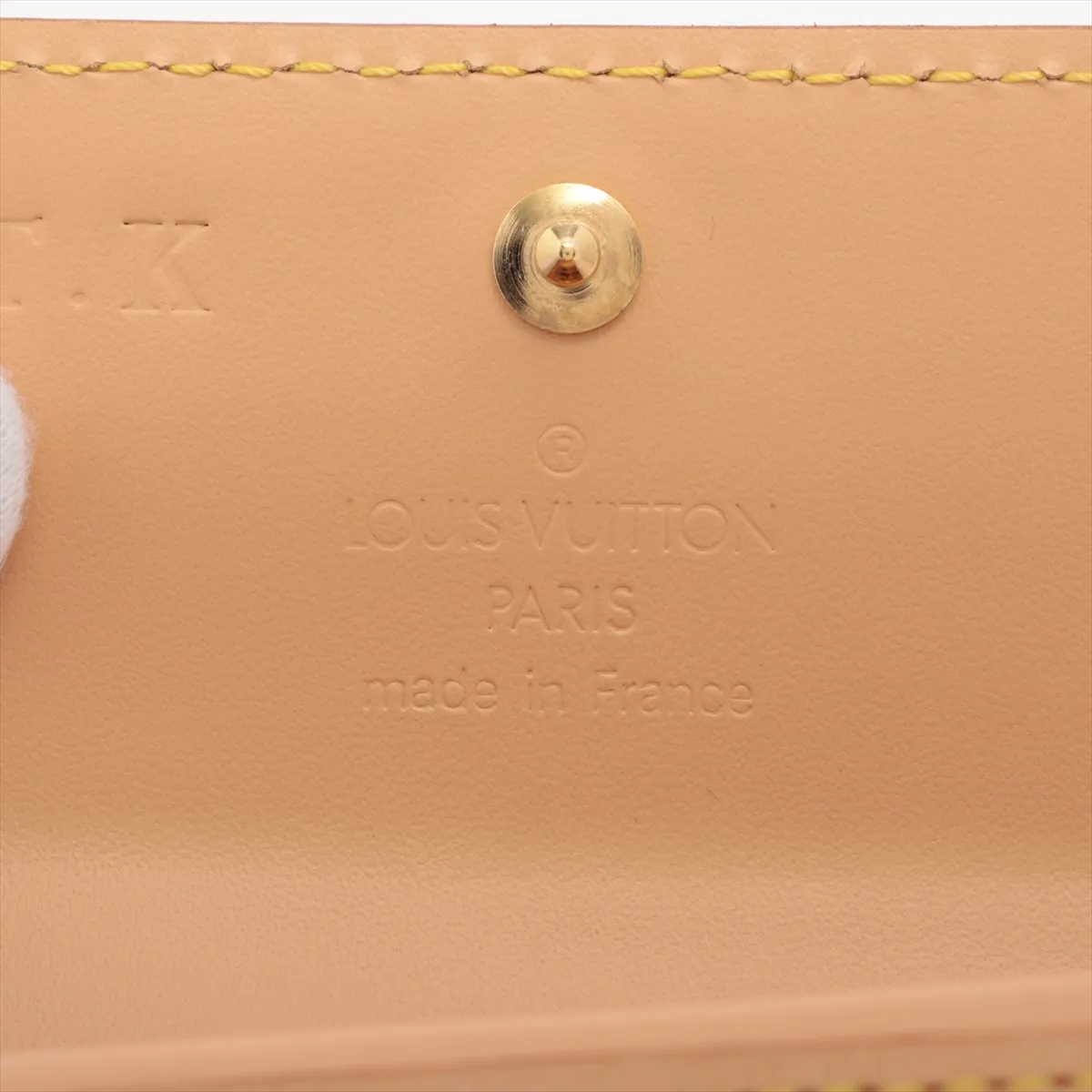 Multicolor Portomone Plat M92657 MI1004 Bron coin case with initials — view 7