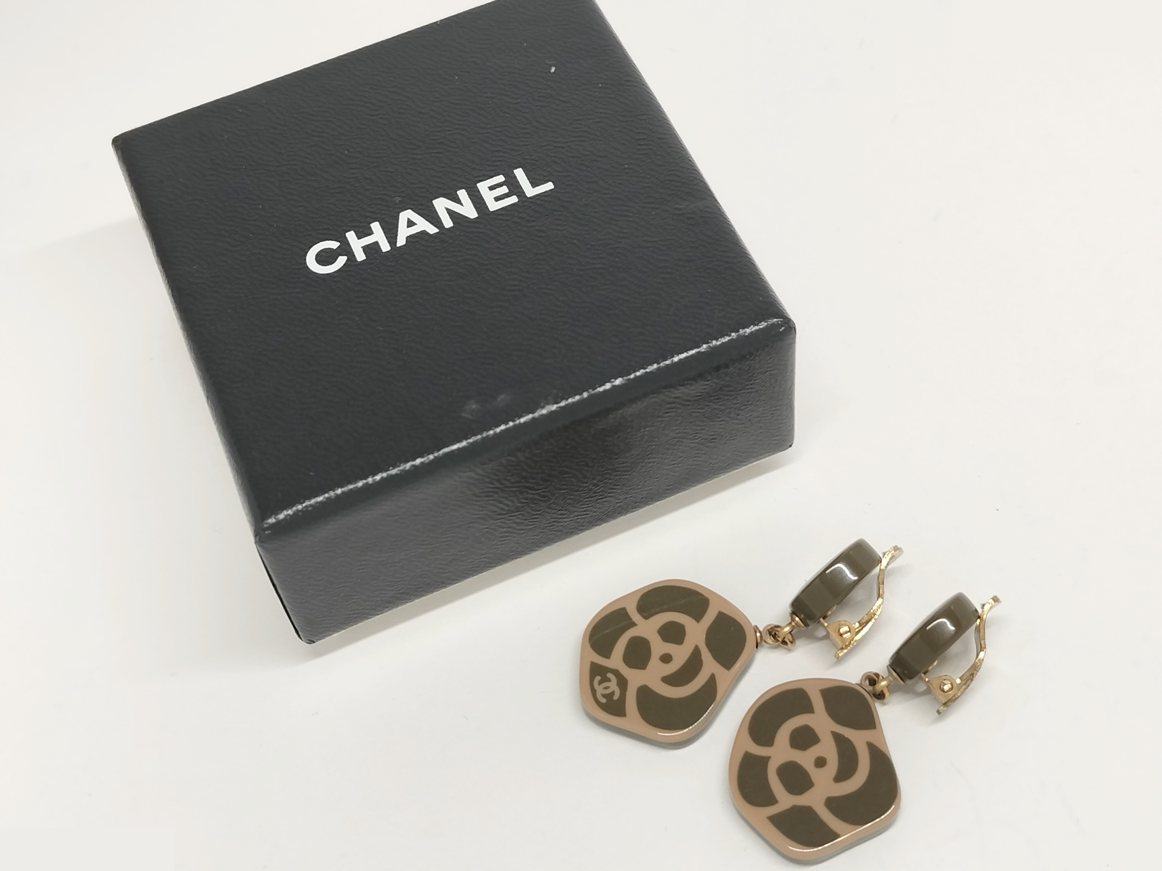 Coco Camellia Plastic Earrings — view 2