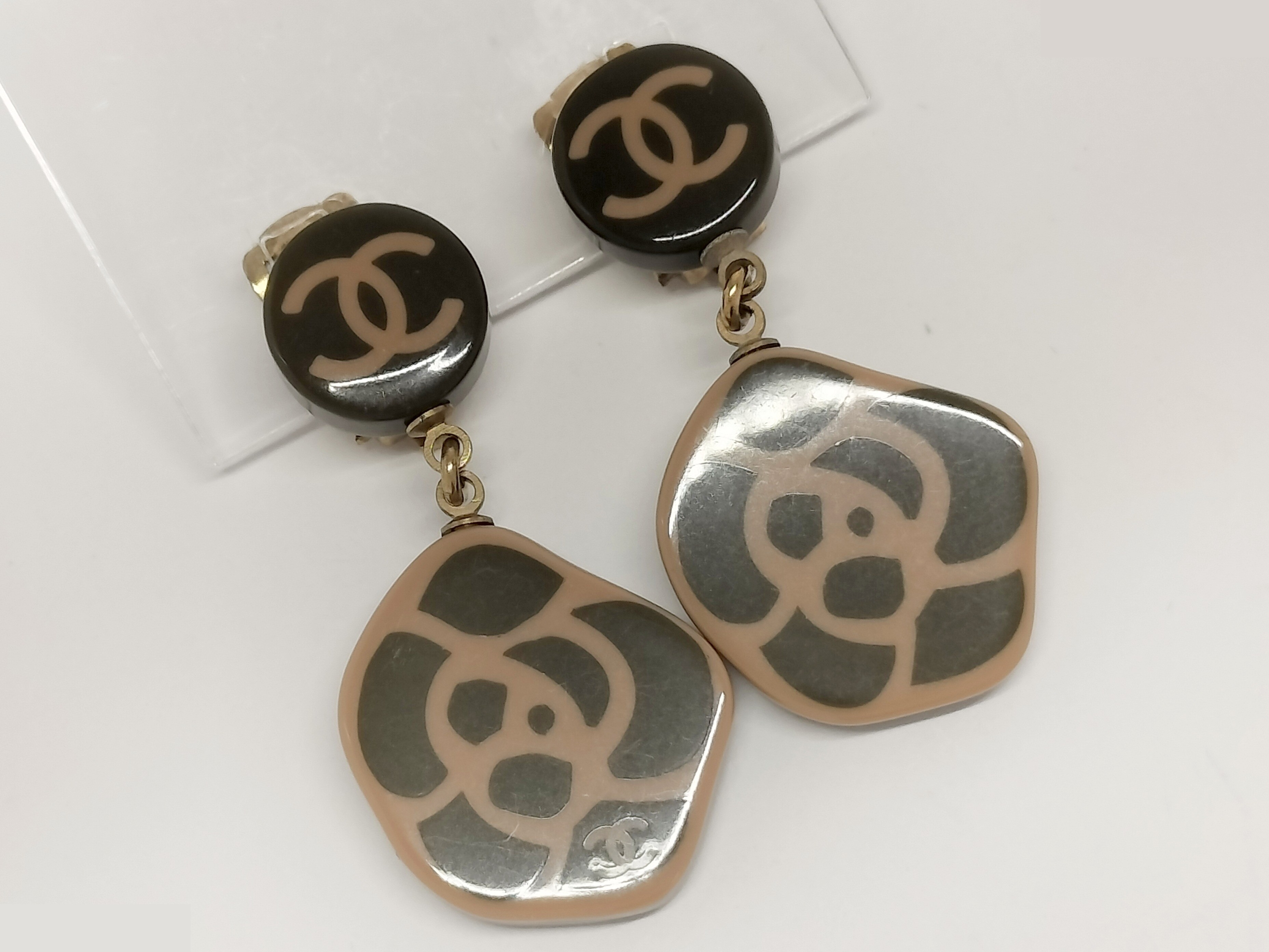 Coco Camellia Plastic Earrings — view 6