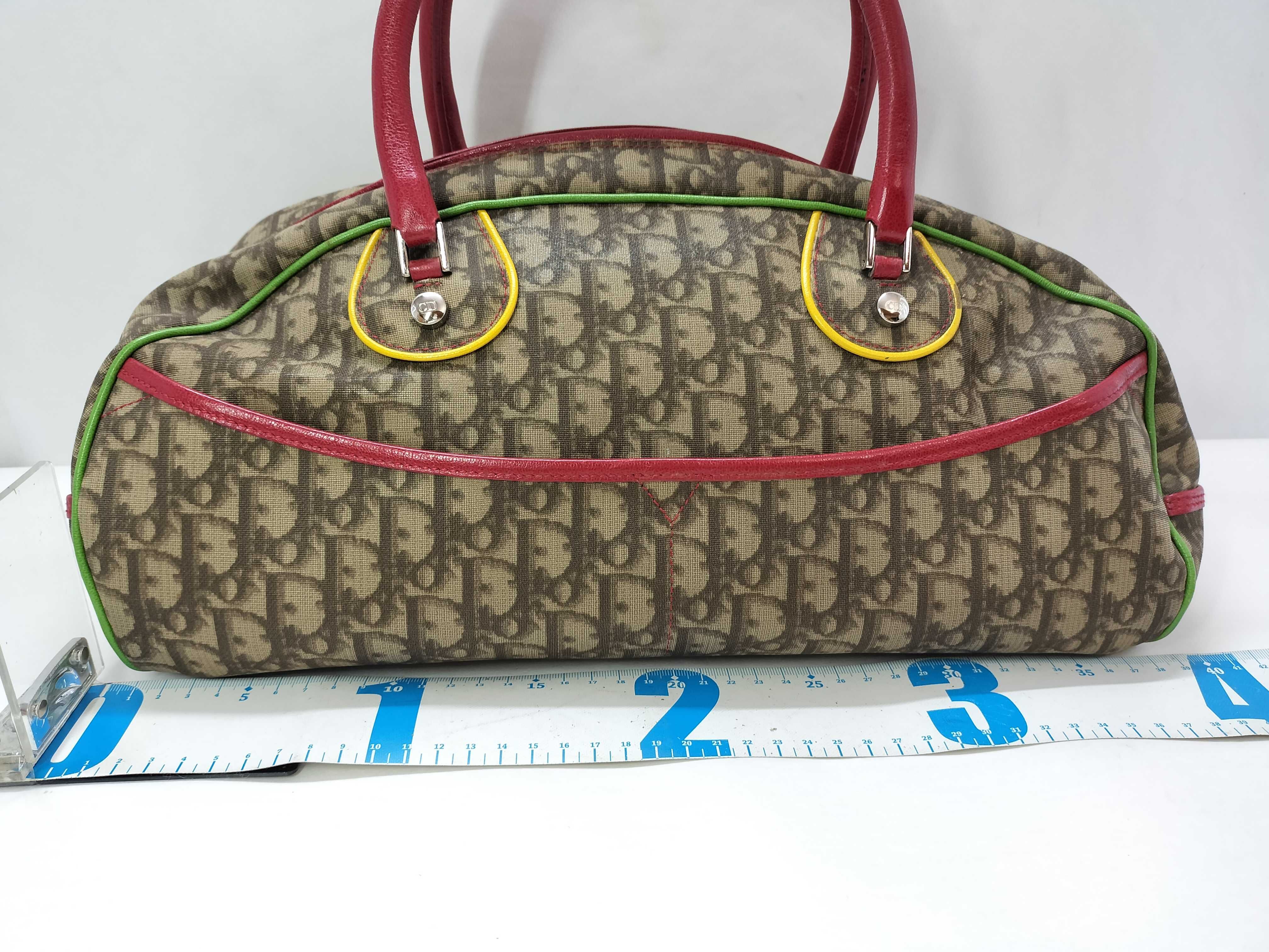 Trotter Dior Trotter Rasta Handbag Mini Boston 01RU 0074 Handbag — view 2