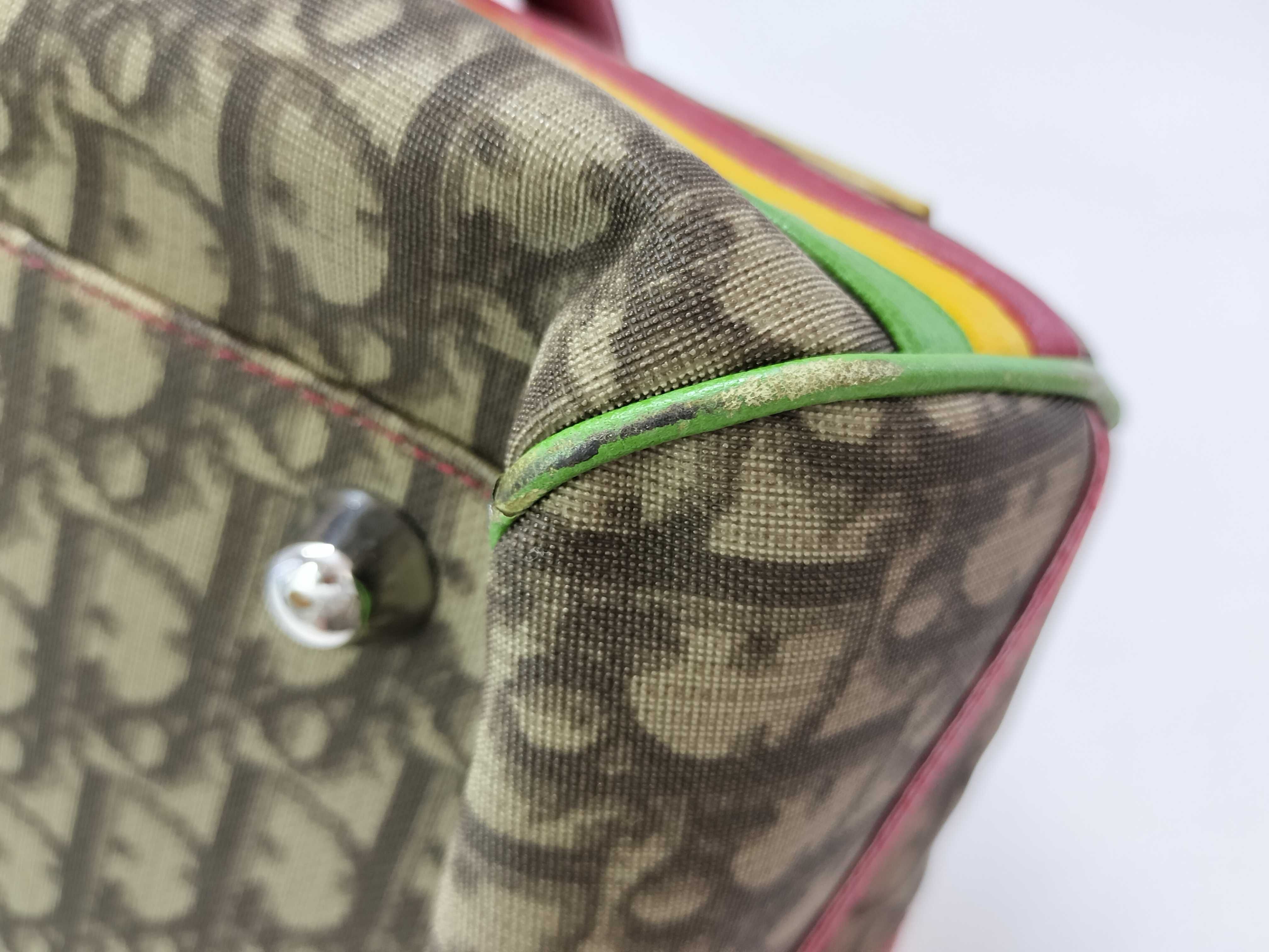 Trotter Dior Trotter Rasta Handbag Mini Boston 01RU 0074 Handbag — view 7