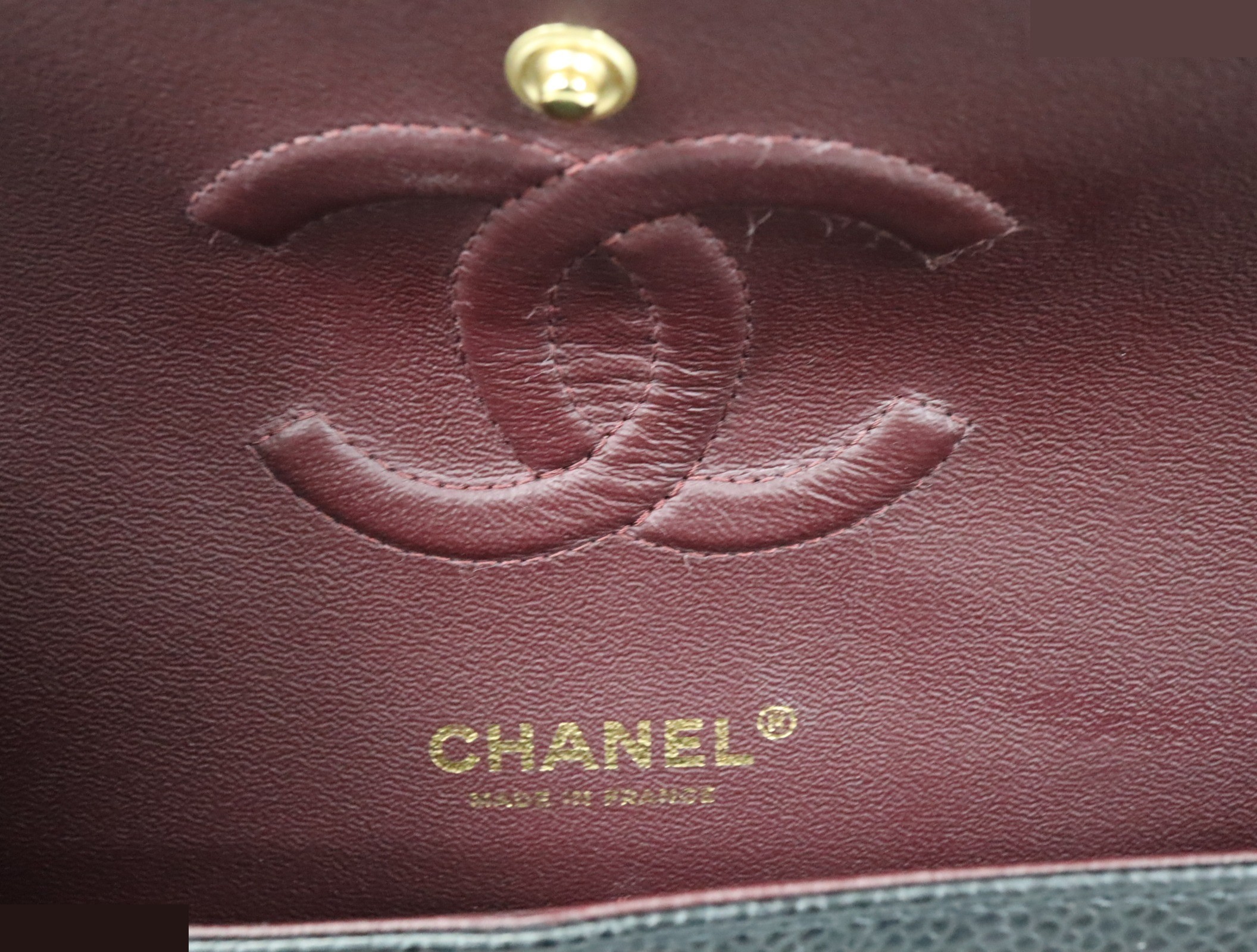 Matelassé 25, caviar leather, double flap, serial number 31 series. — view 12