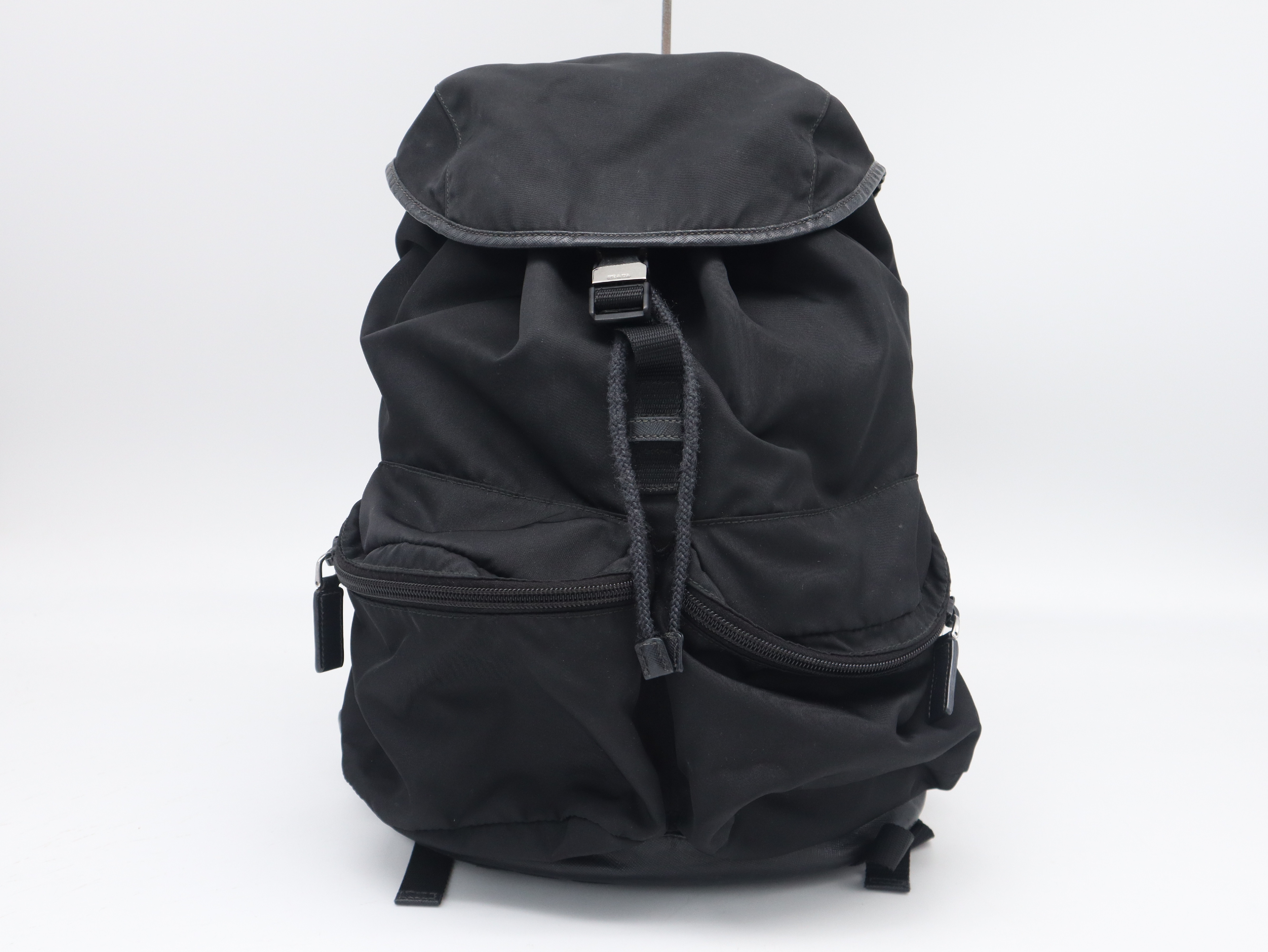 V164 Nylon Black Backpack