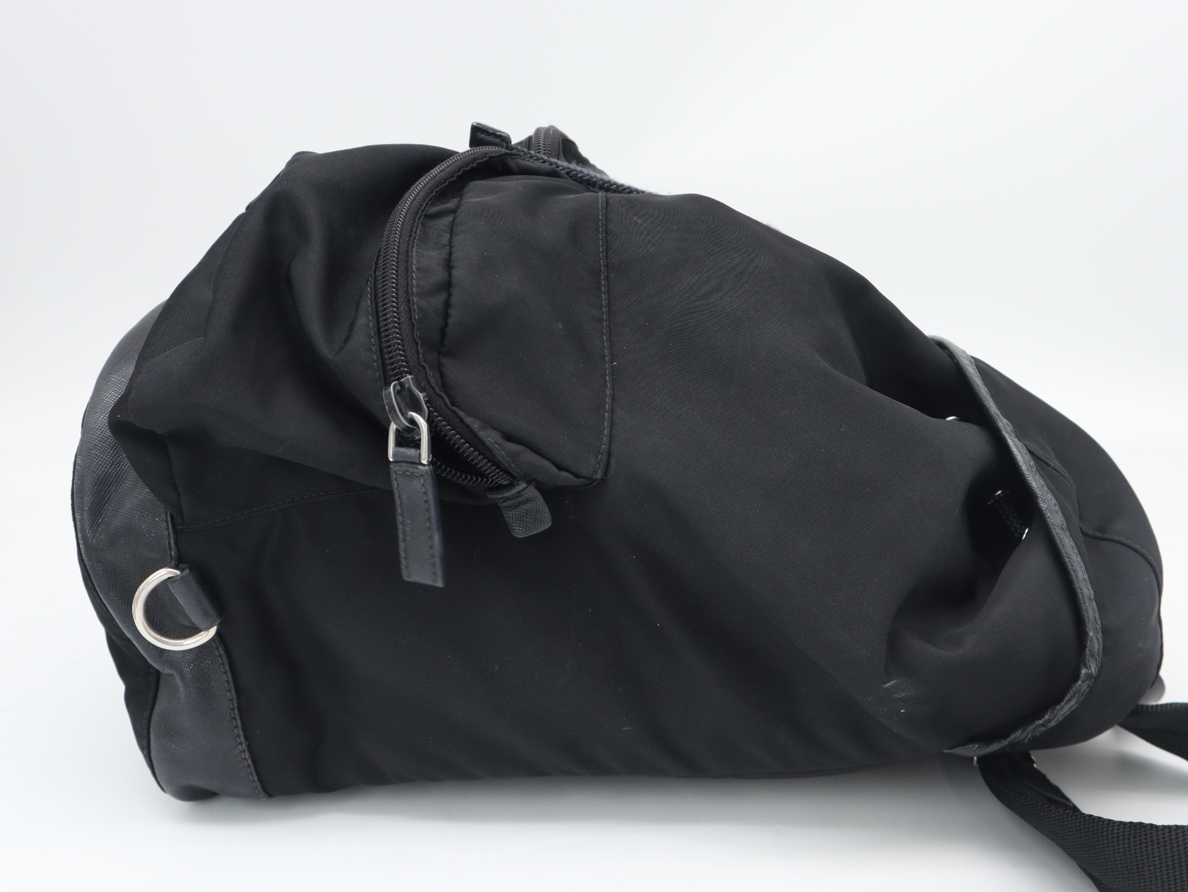 V164 Nylon Black Backpack — view 4
