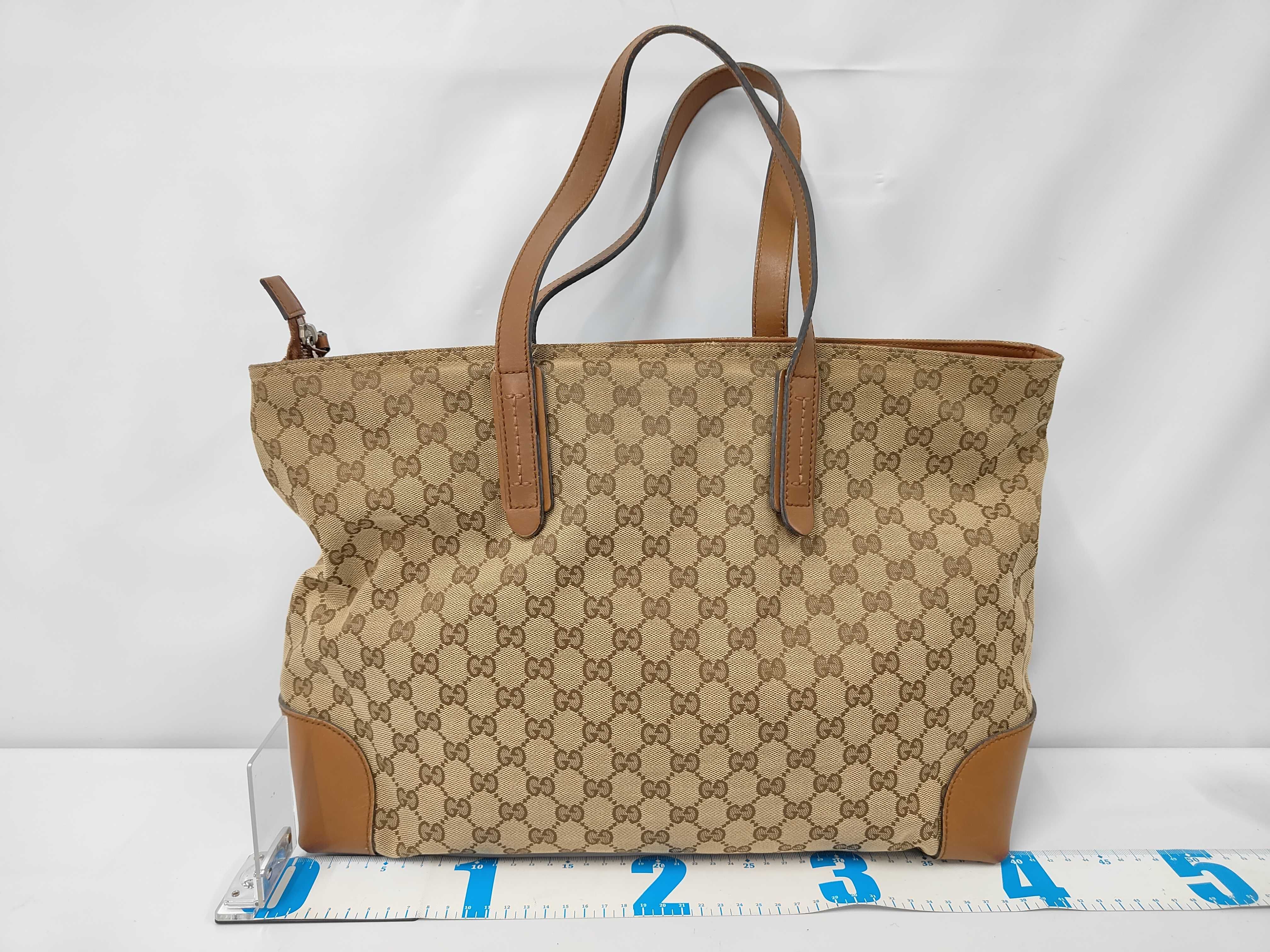 GG Canvas Sherry Line Tote Bag — view 2