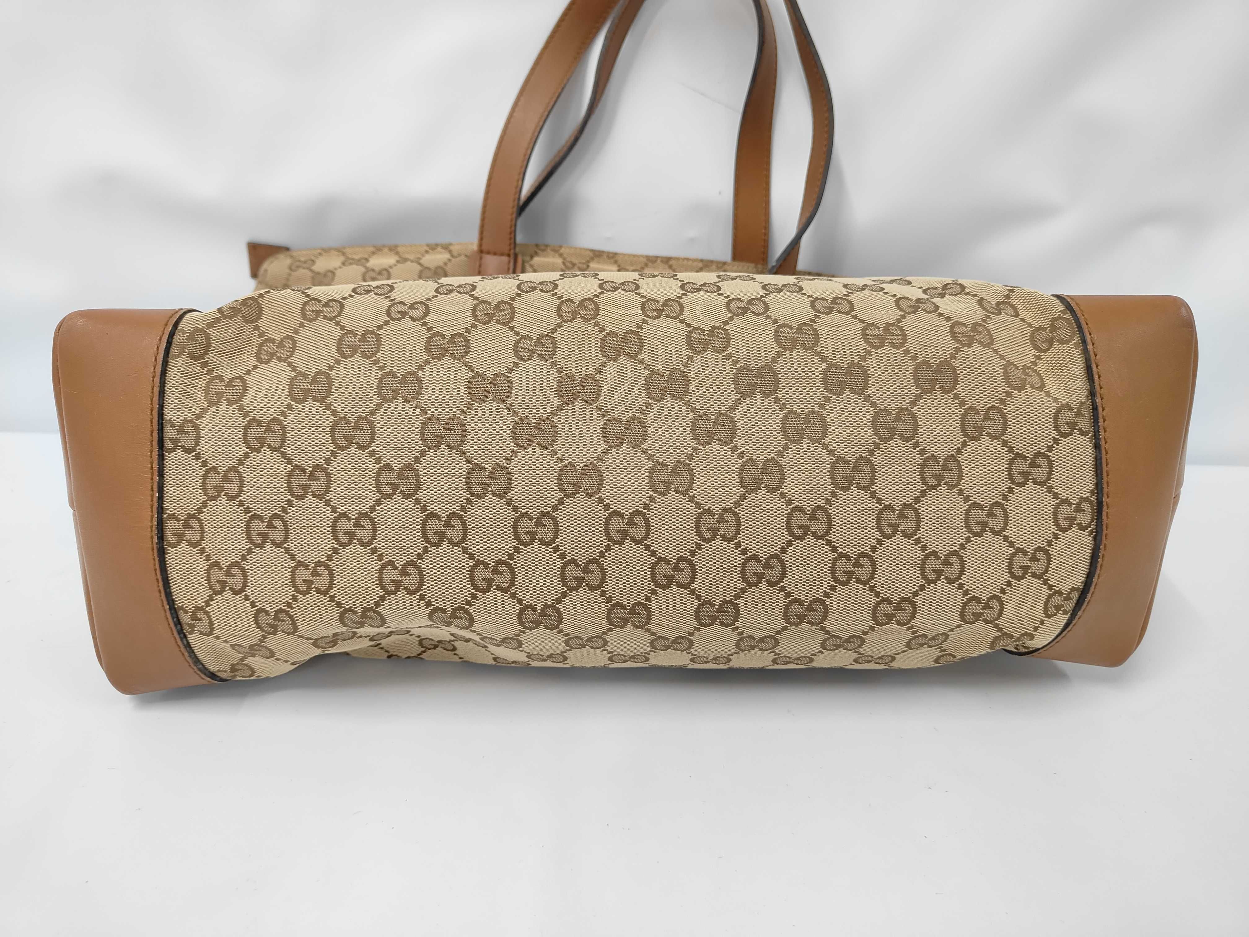 GG Canvas Sherry Line Tote Bag — view 3