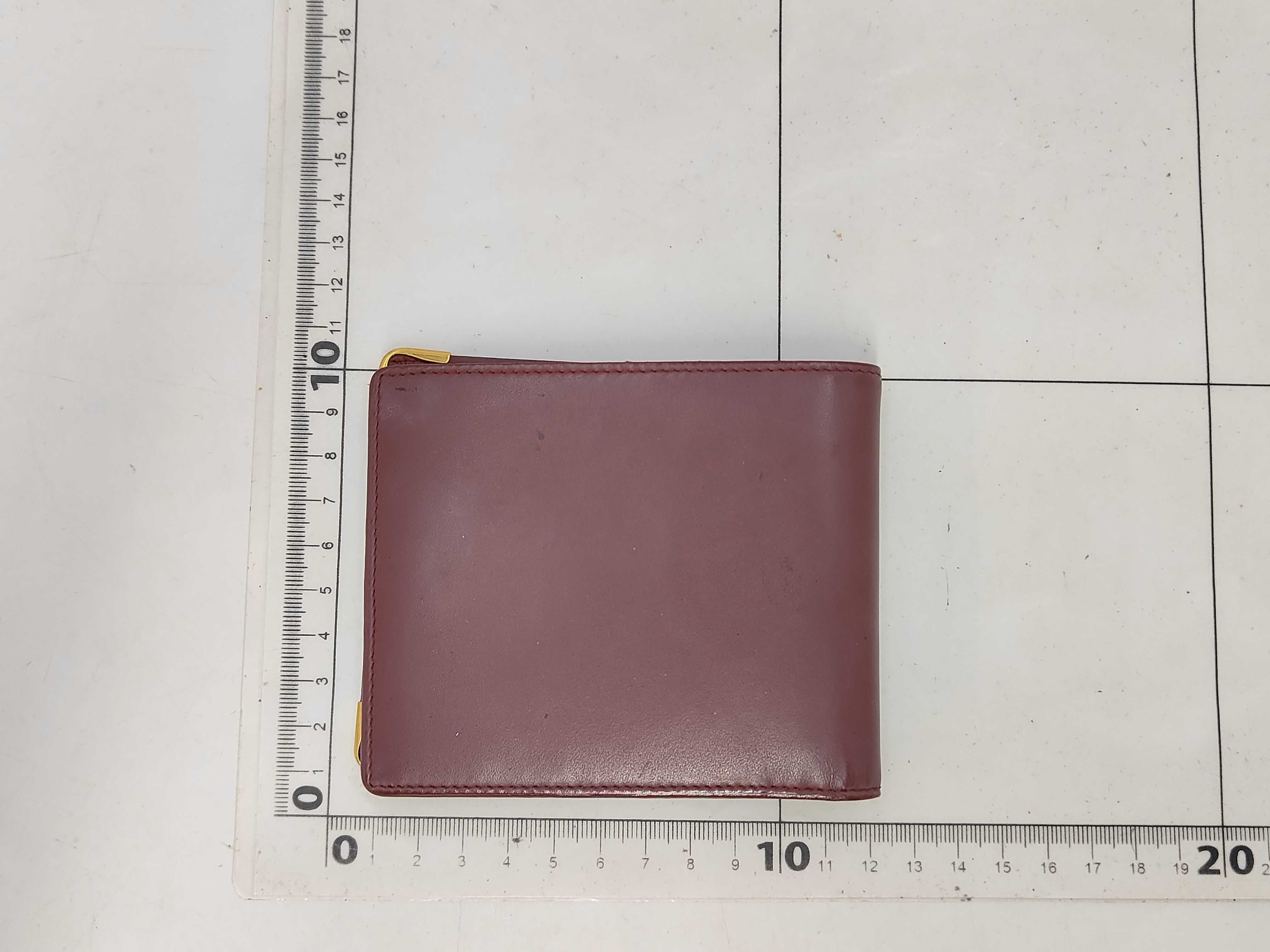 Must Line Billfold, Bordeaux Leather Billfold — view 2