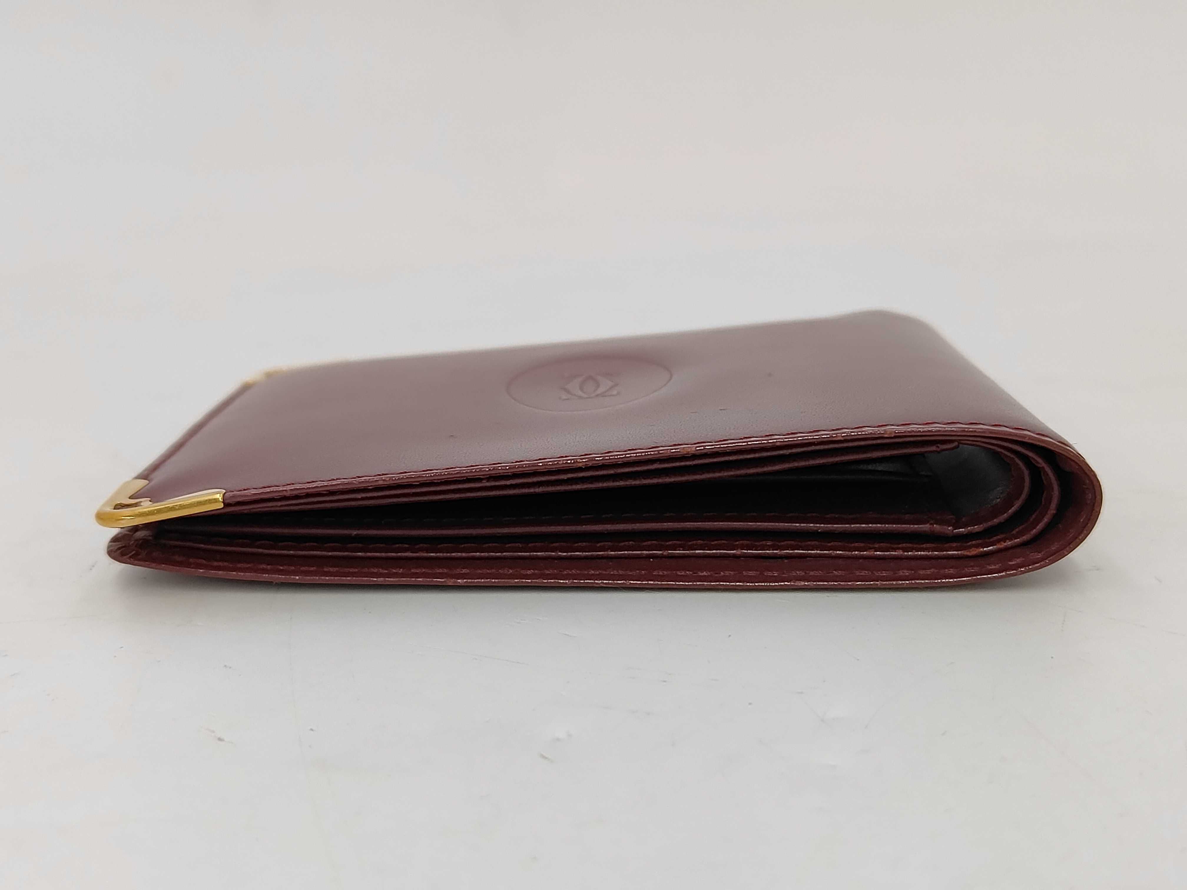 Must Line Billfold, Bordeaux Leather Billfold — view 5