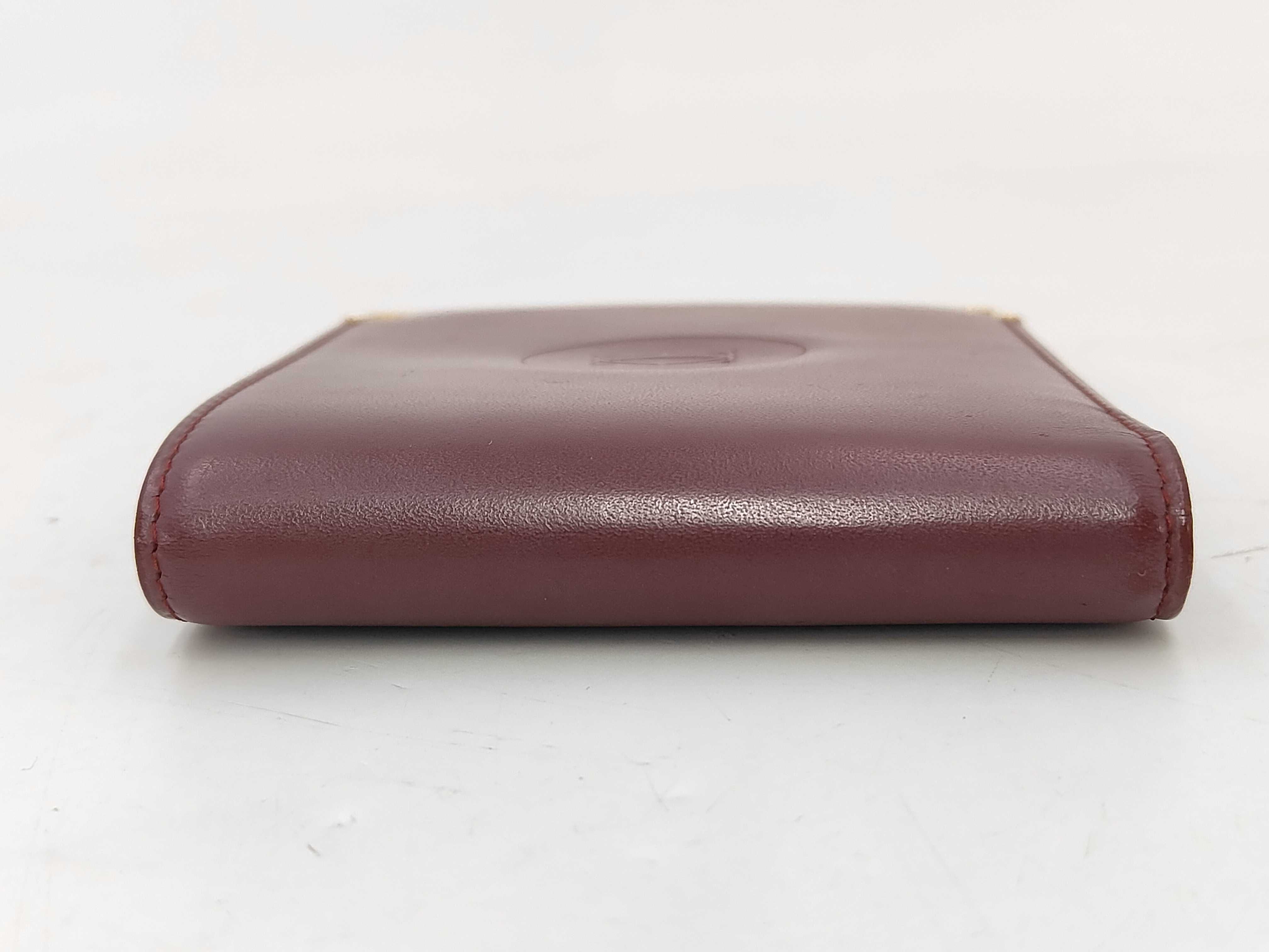 Must Line Billfold, Bordeaux Leather Billfold — view 6