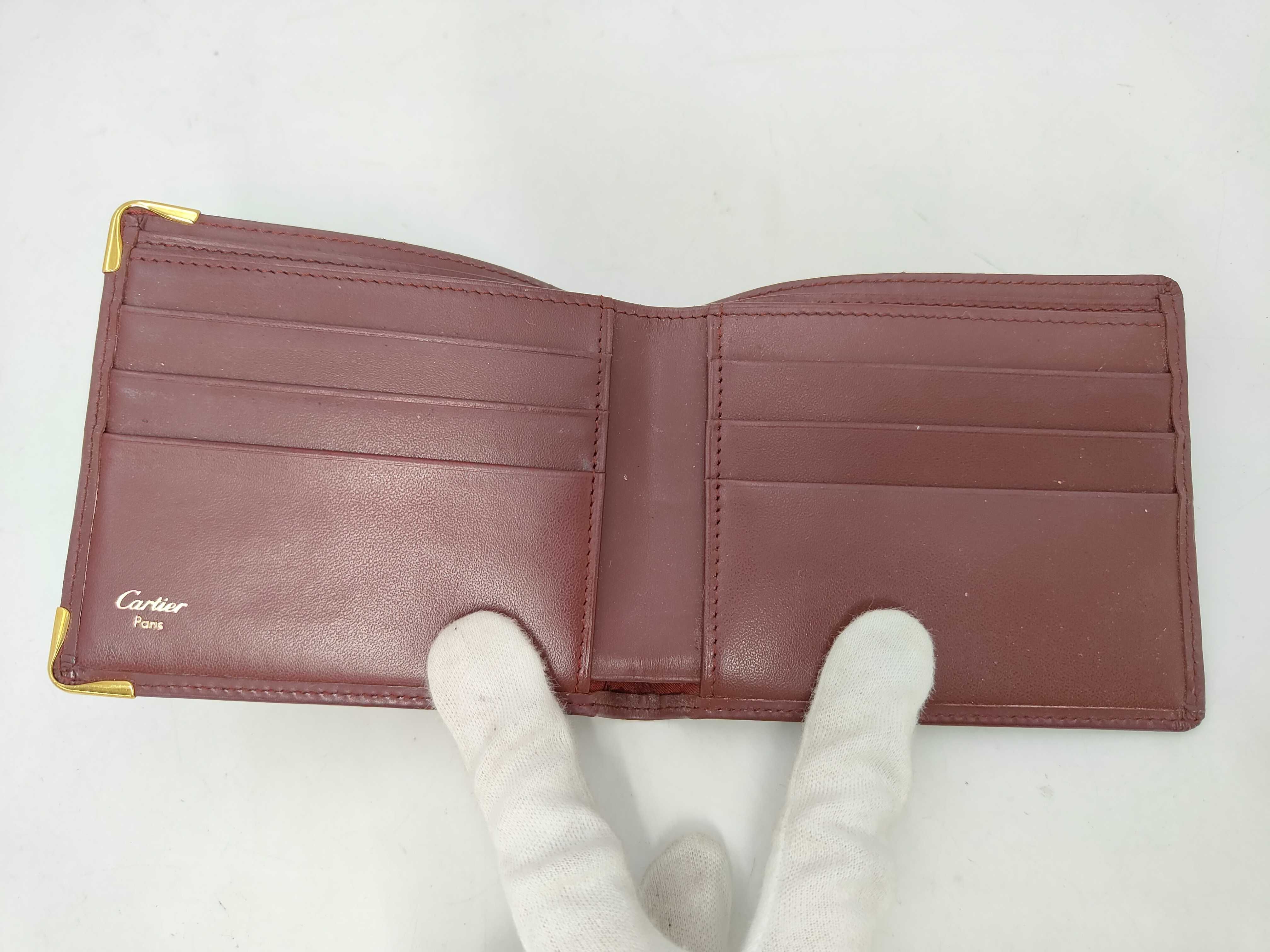 Must Line Billfold, Bordeaux Leather Billfold — view 8