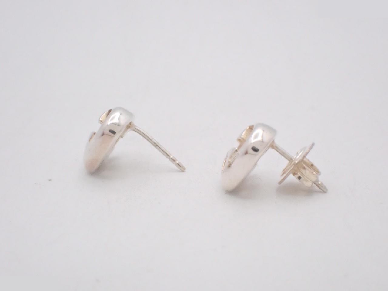Interlocking heart earrings, 925 sterling silver, 4.8g — view 3
