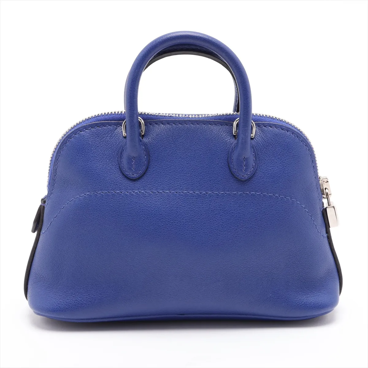 [Individually packaged] Hermes Tiny Bolide Veau Swift Blue Electric Silver Hardware O: 2011 Sale — view 2