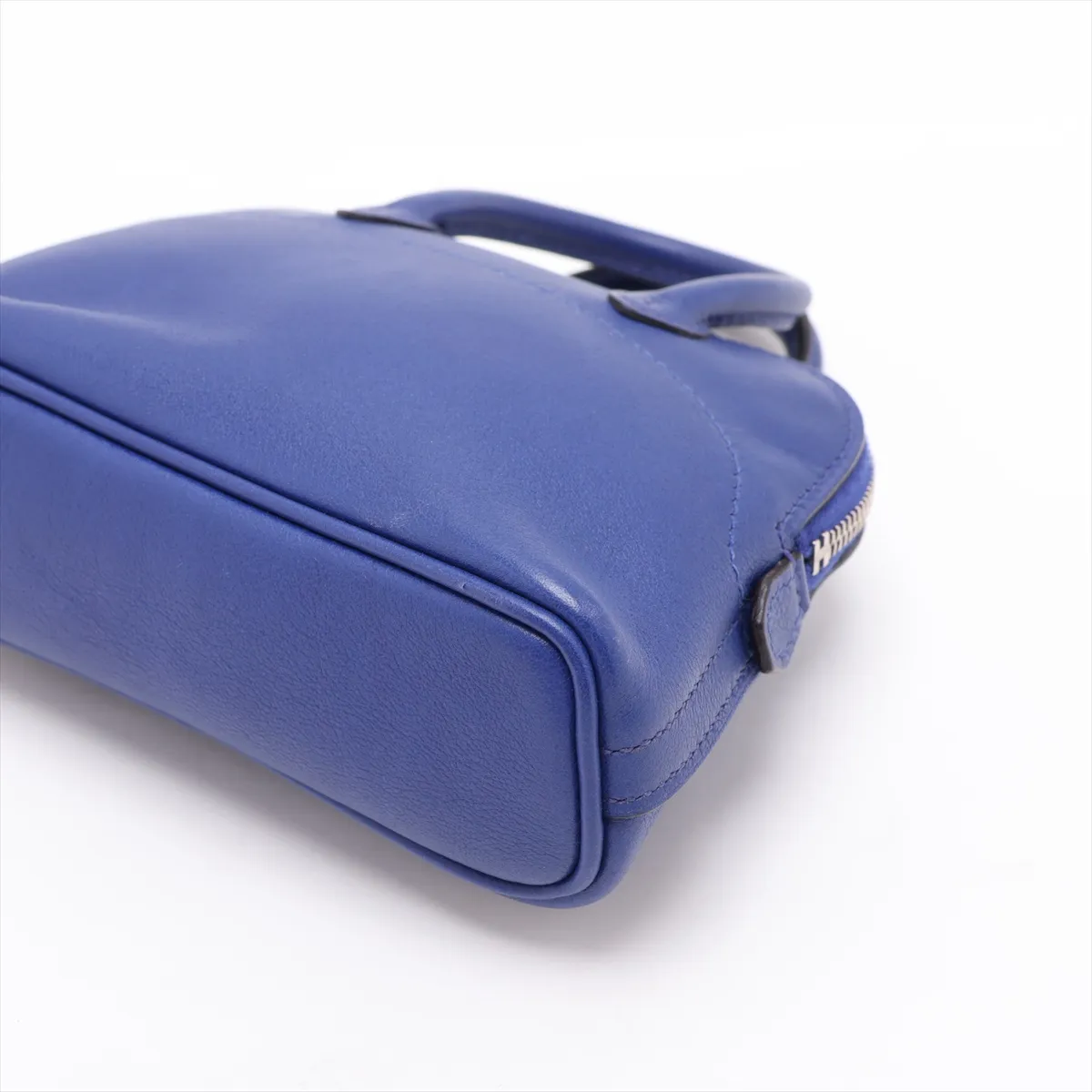[Individually packaged] Hermes Tiny Bolide Veau Swift Blue Electric Silver Hardware O: 2011 Sale — view 3