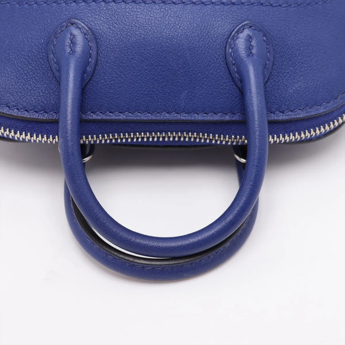 [Individually packaged] Hermes Tiny Bolide Veau Swift Blue Electric Silver Hardware O: 2011 Sale — view 5