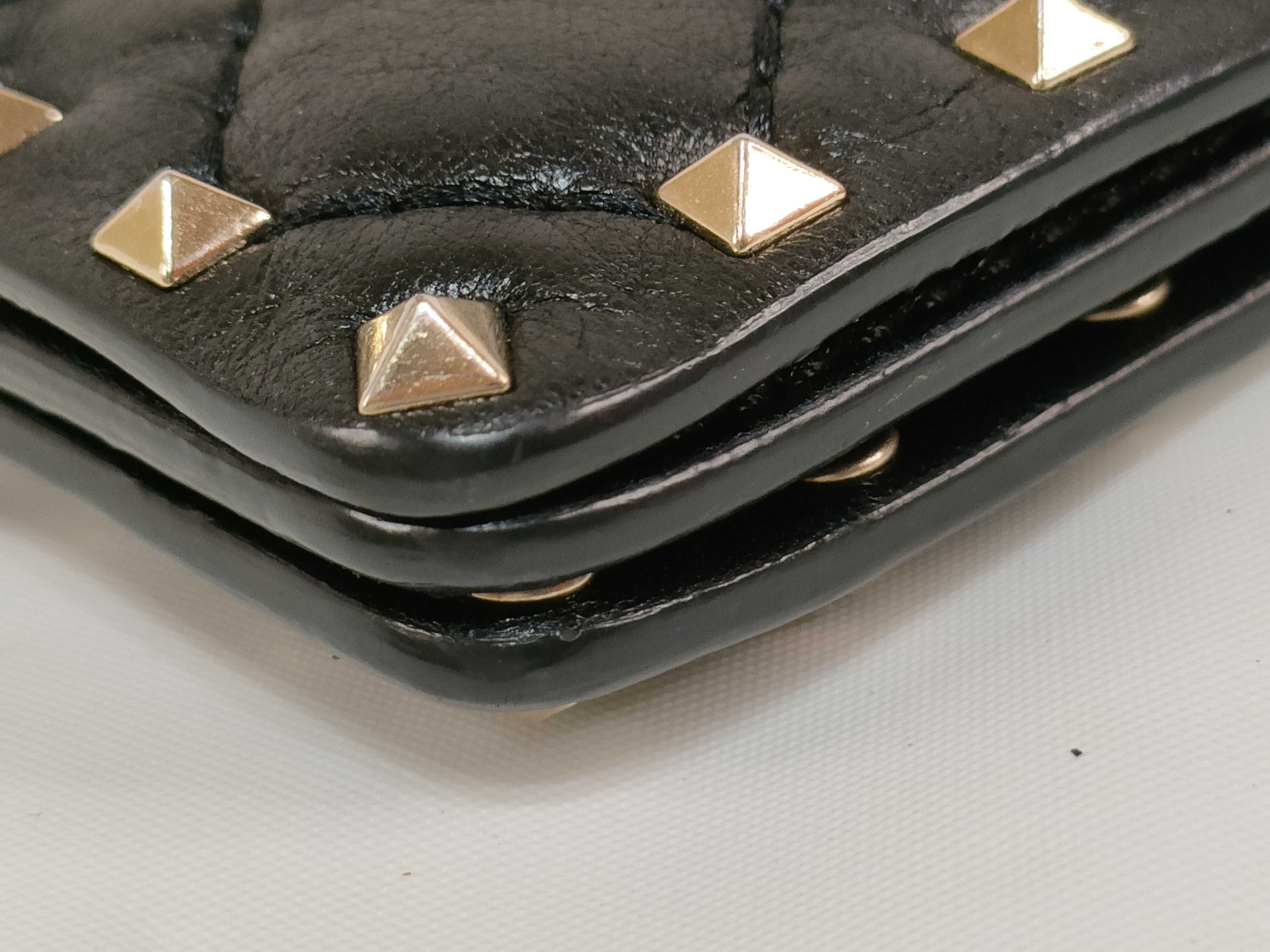 KR- Rockstud Slim Mini Bag Black Shoulder Bag — view 5