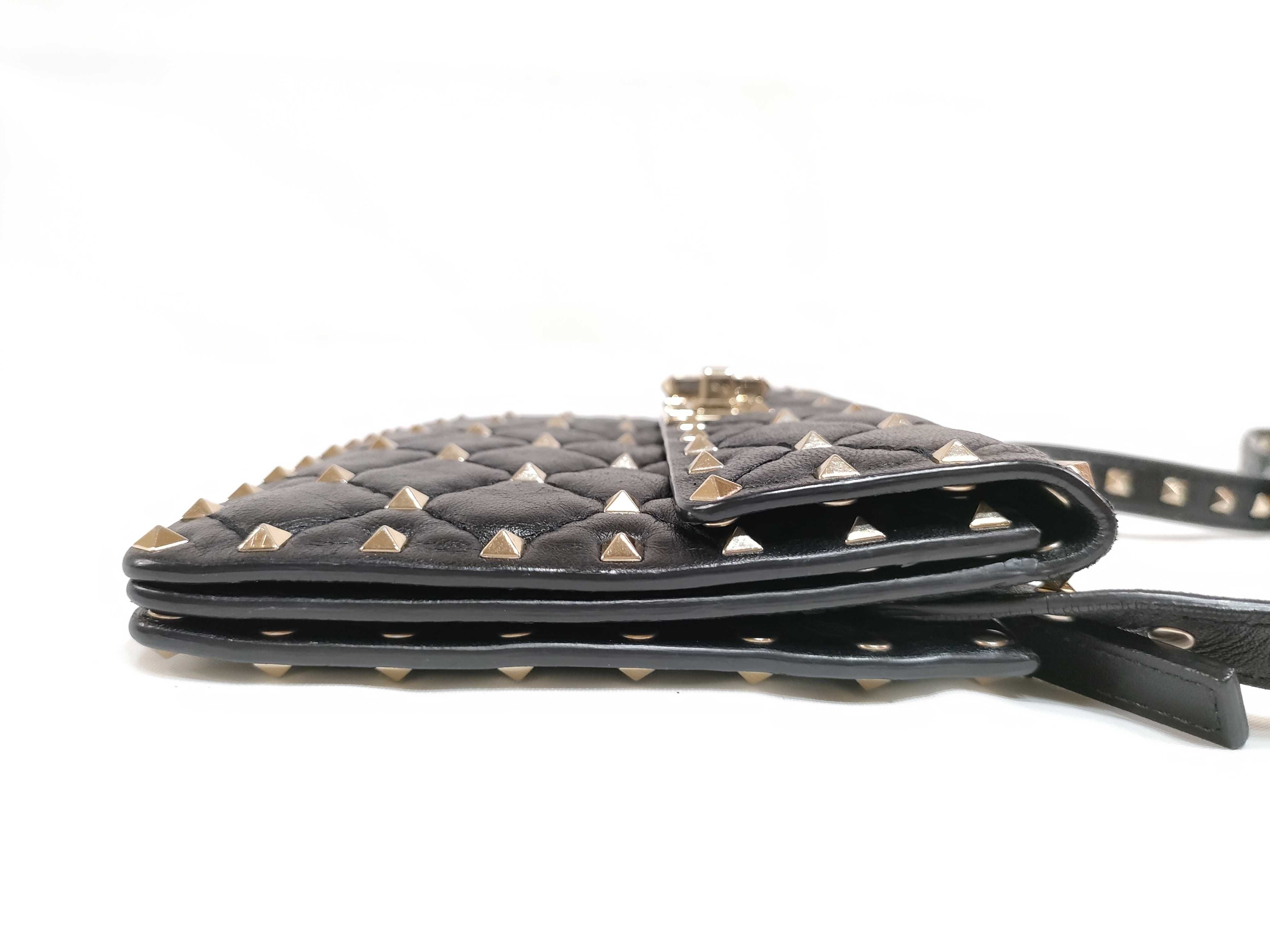 KR- Rockstud Slim Mini Bag Black Shoulder Bag — view 6