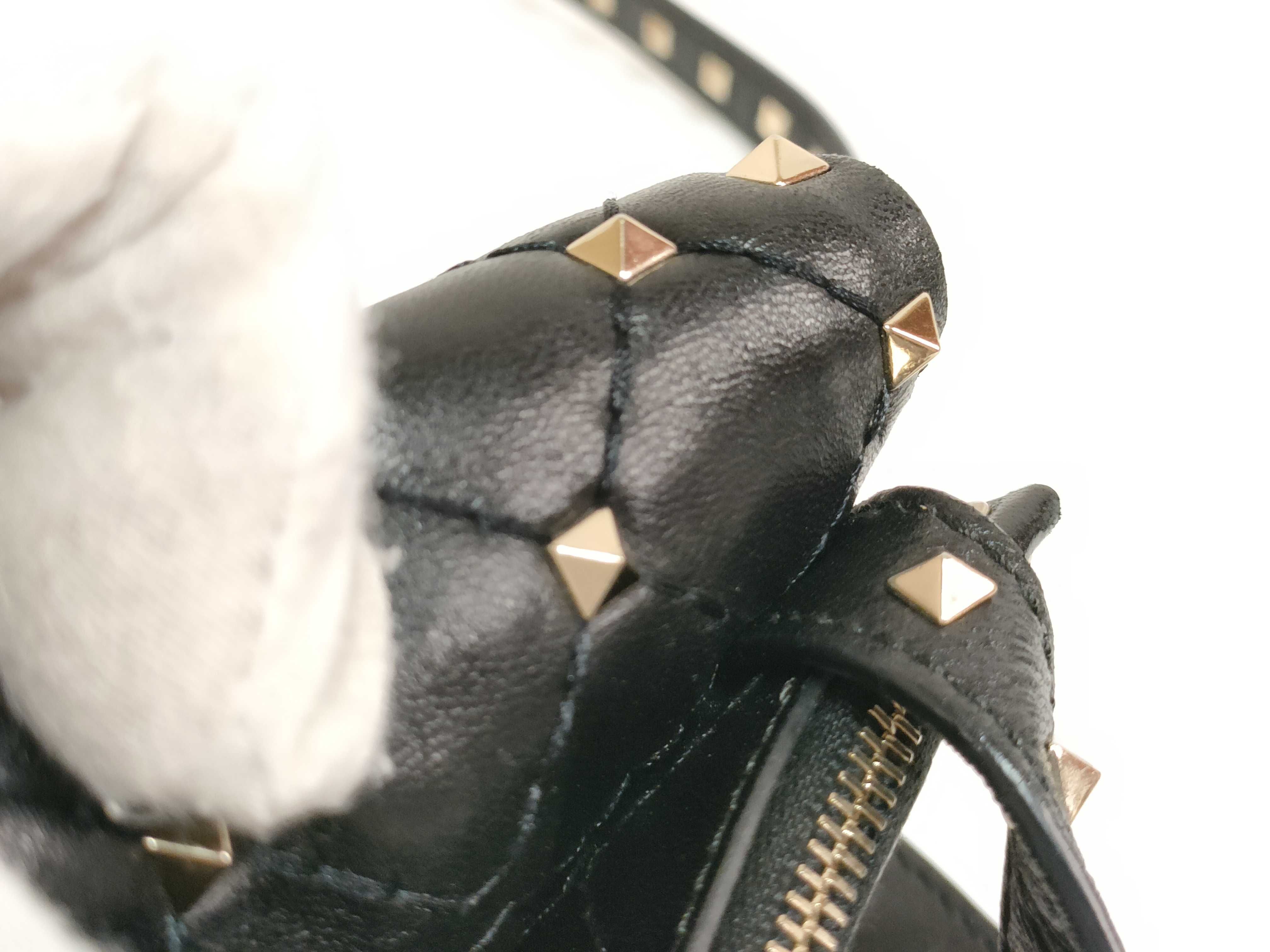 KR- Rockstud Slim Mini Bag Black Shoulder Bag — view 9