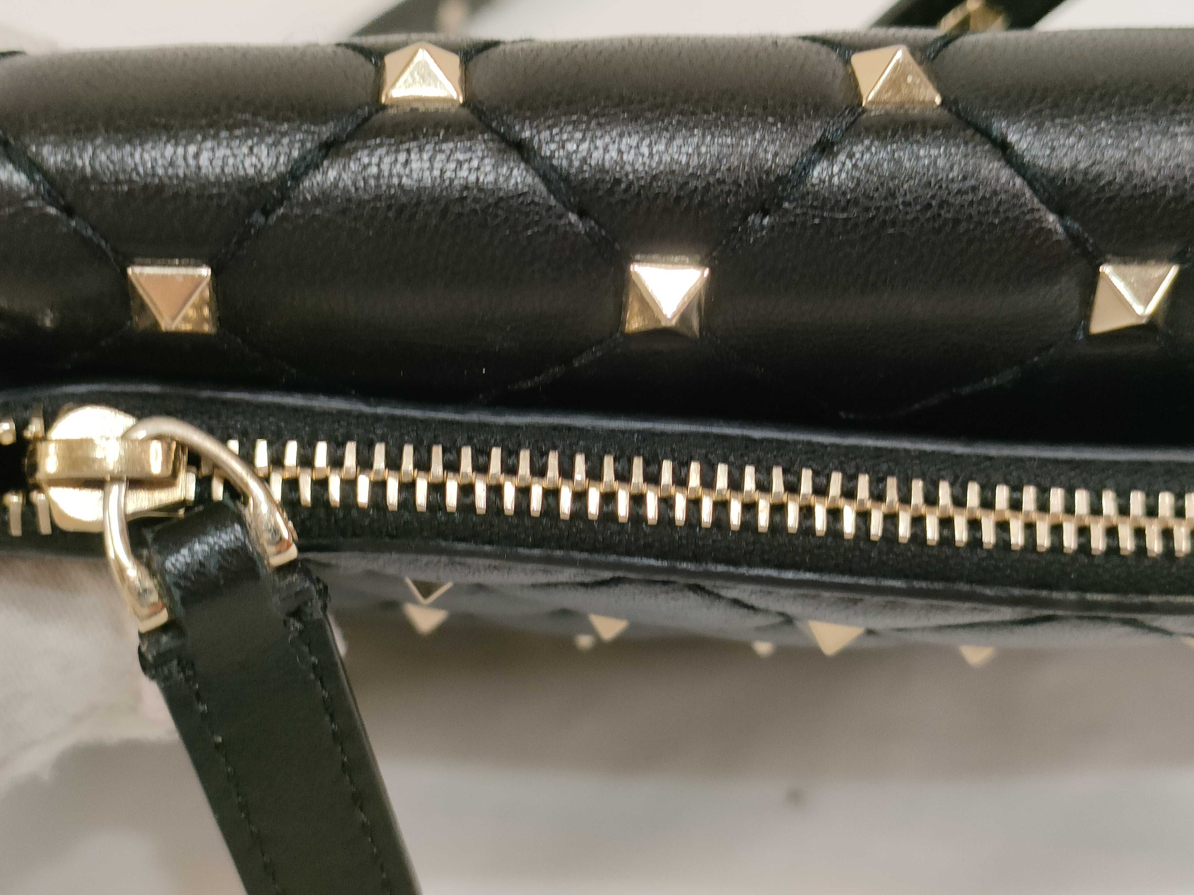 KR- Rockstud Slim Mini Bag Black Shoulder Bag — view 10