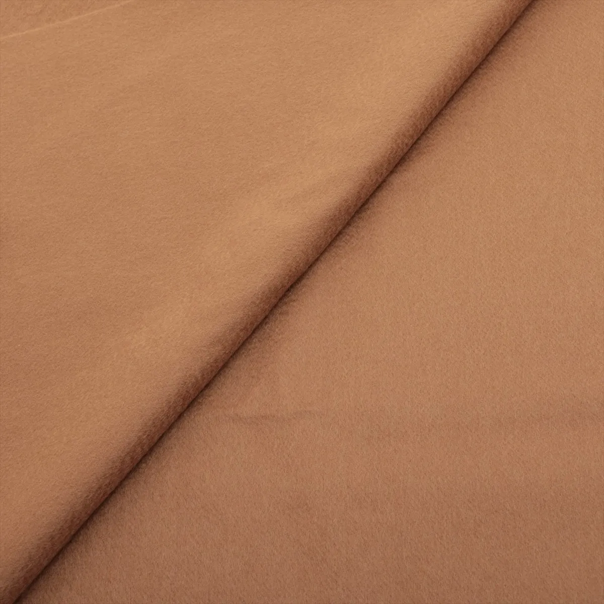 logo scarf, cashmere, camel color, some wear and — view 2
