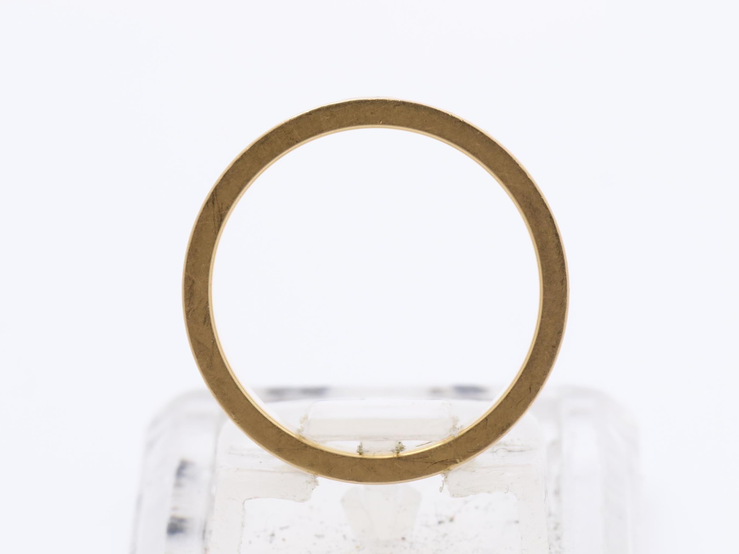 Au750PG Mini Love 1P Diamond Ring, Size 47, 4.2g — view 5