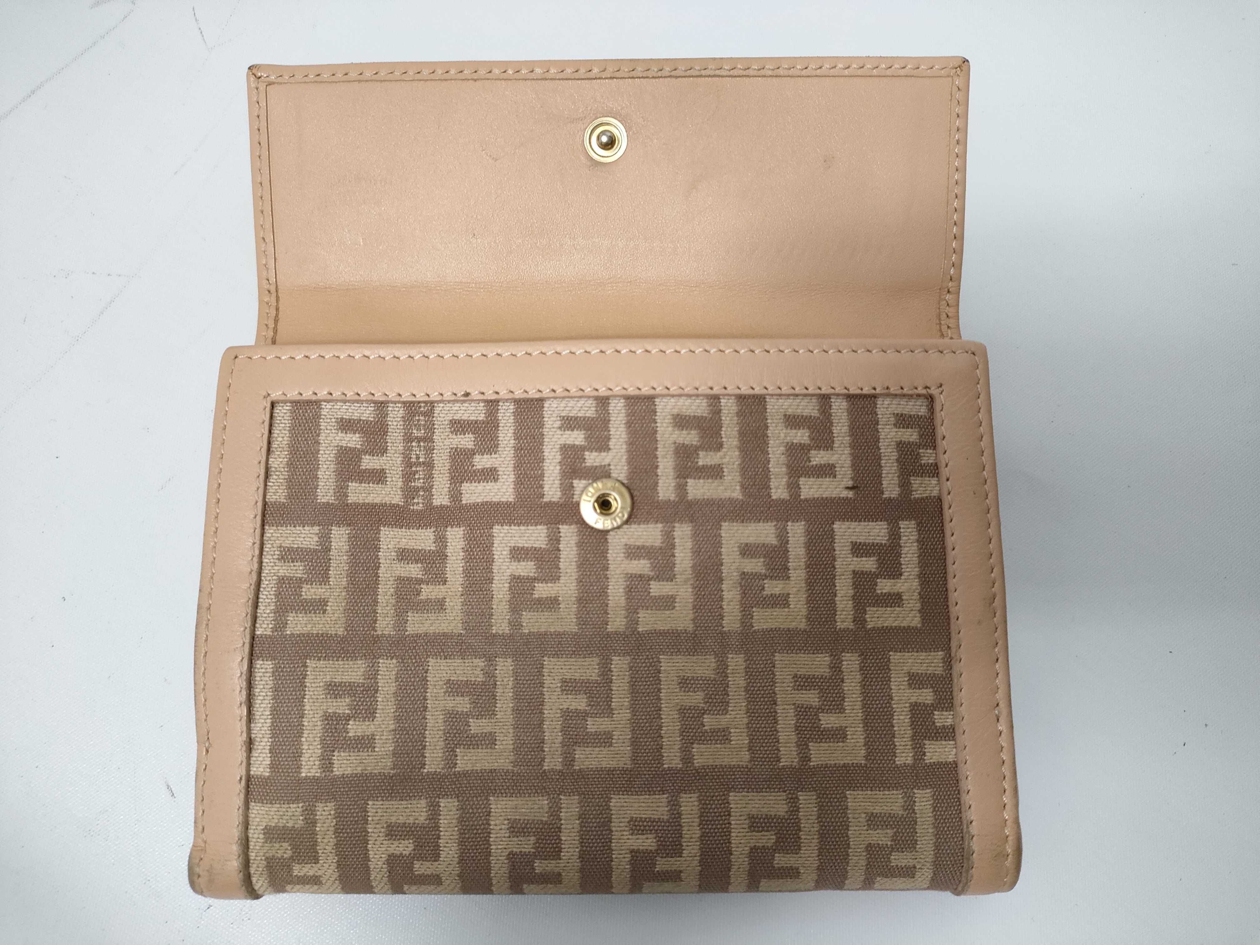 Zucca pattern Fendi bi-fold wallet Zucchino wallet — view 13